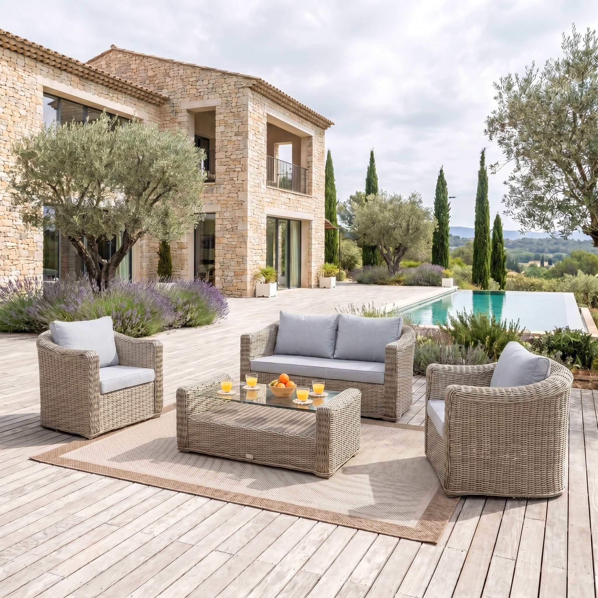 Salon de jardin Calvi - 4 places - Image 32