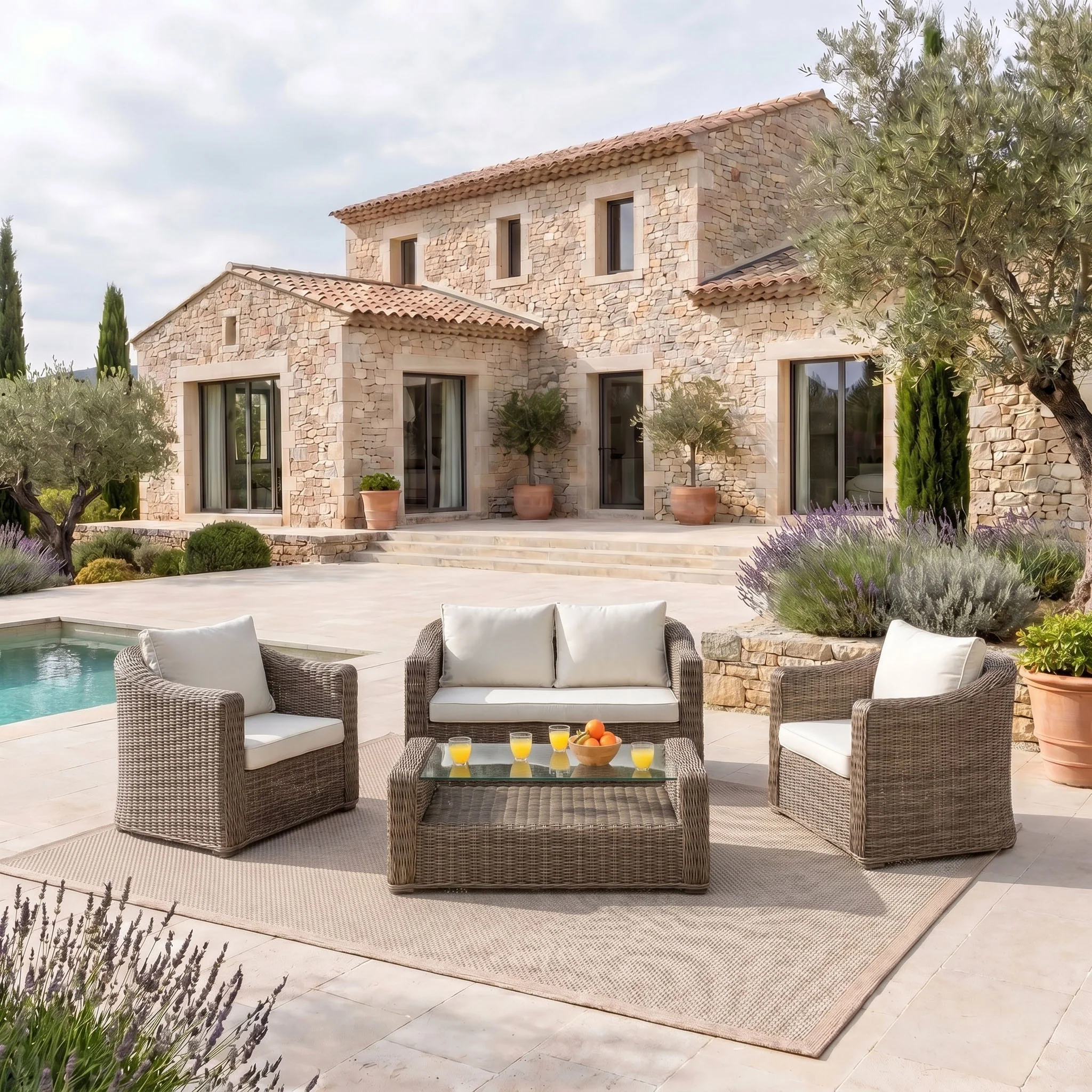 Salon de jardin Calvi - 4 places - Image 7