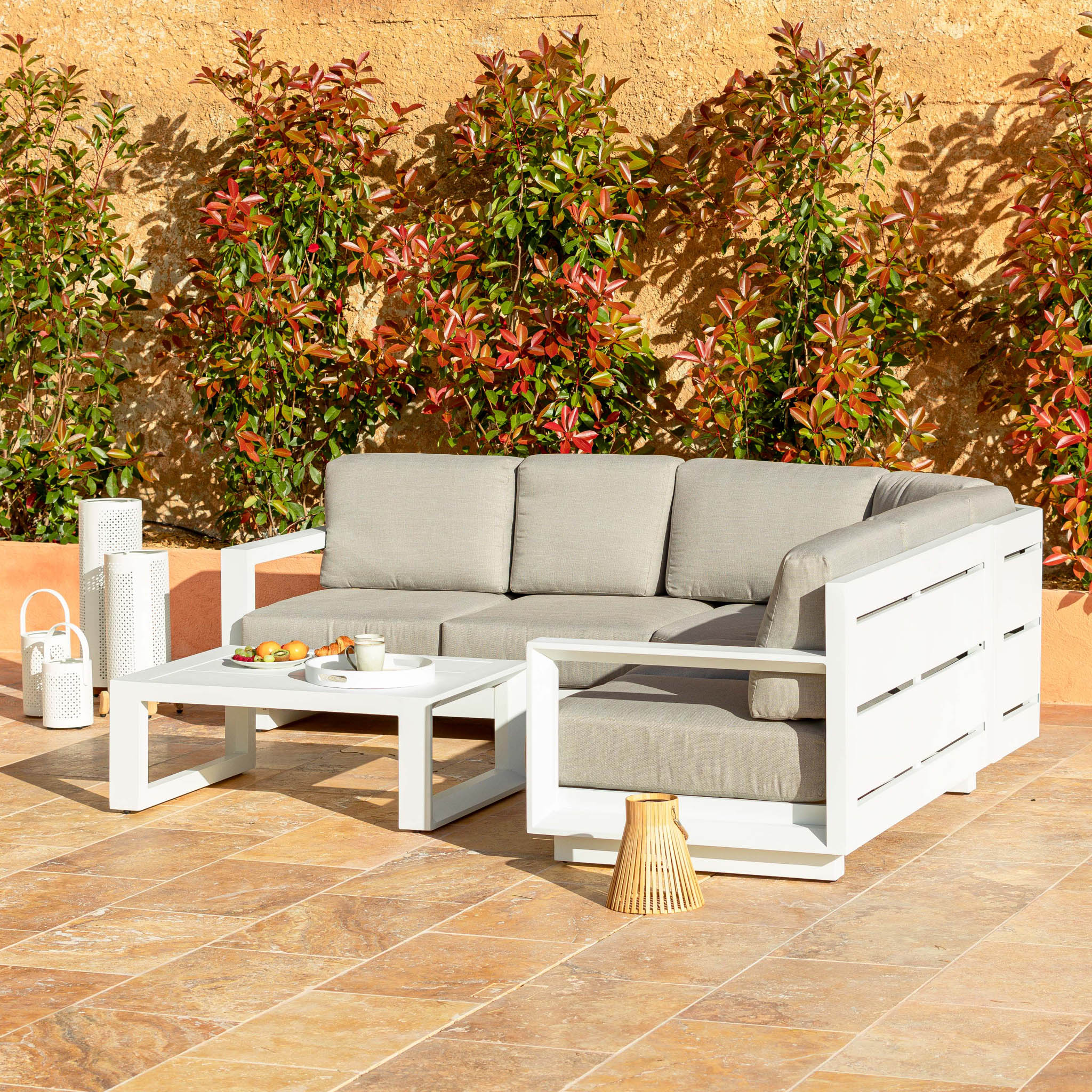 Salon de jardin d'angle Elba - 5 places - Image 3