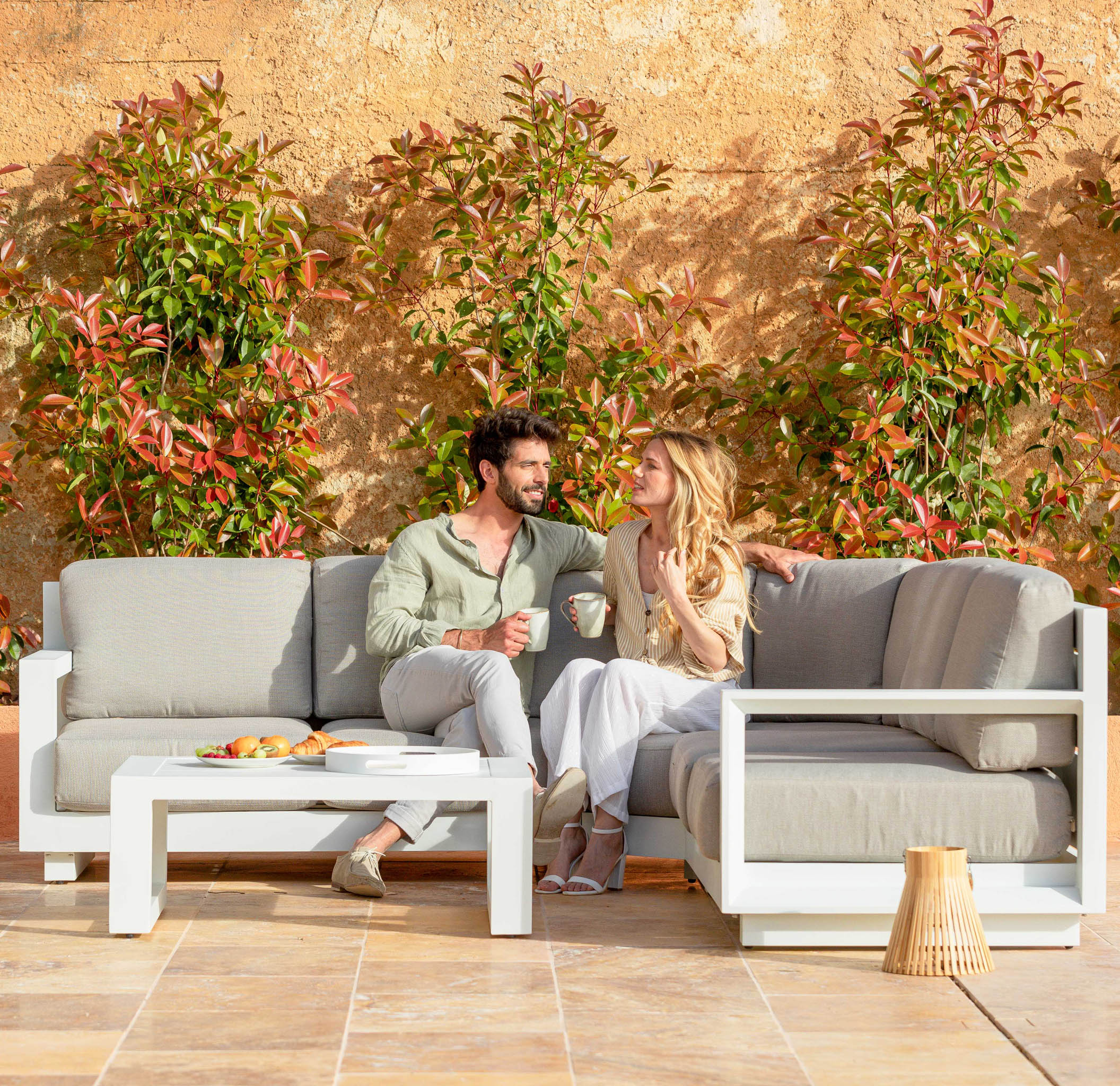 Salon de jardin d'angle Elba - 5 places - Image 4