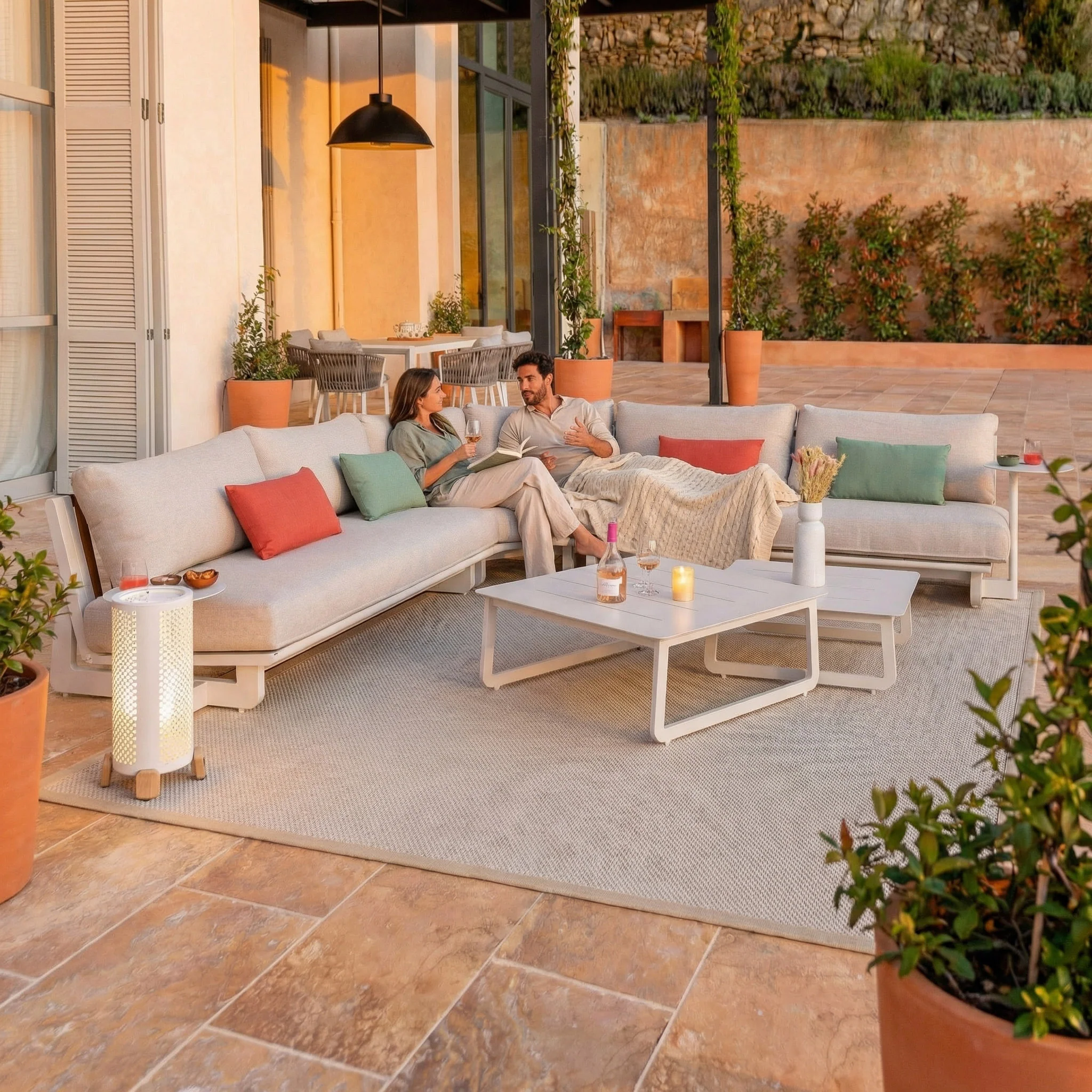 Salon de jardin d'angle Long Beach - 5 places - Image 23
