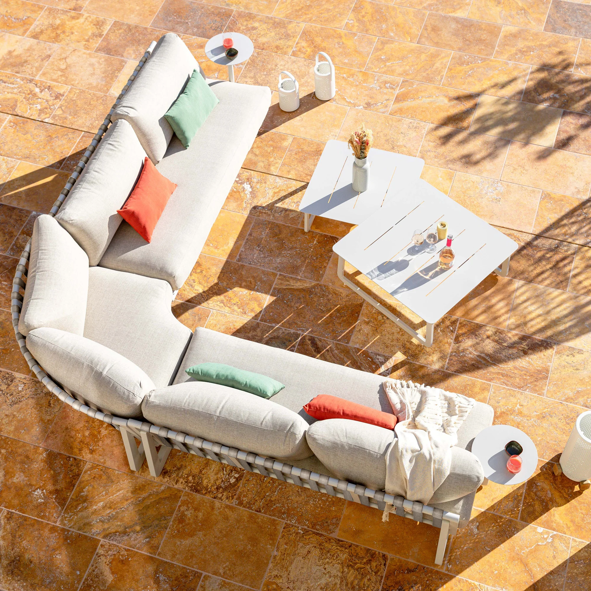 Salon de jardin d'angle Long Beach - 5 places - Image 29