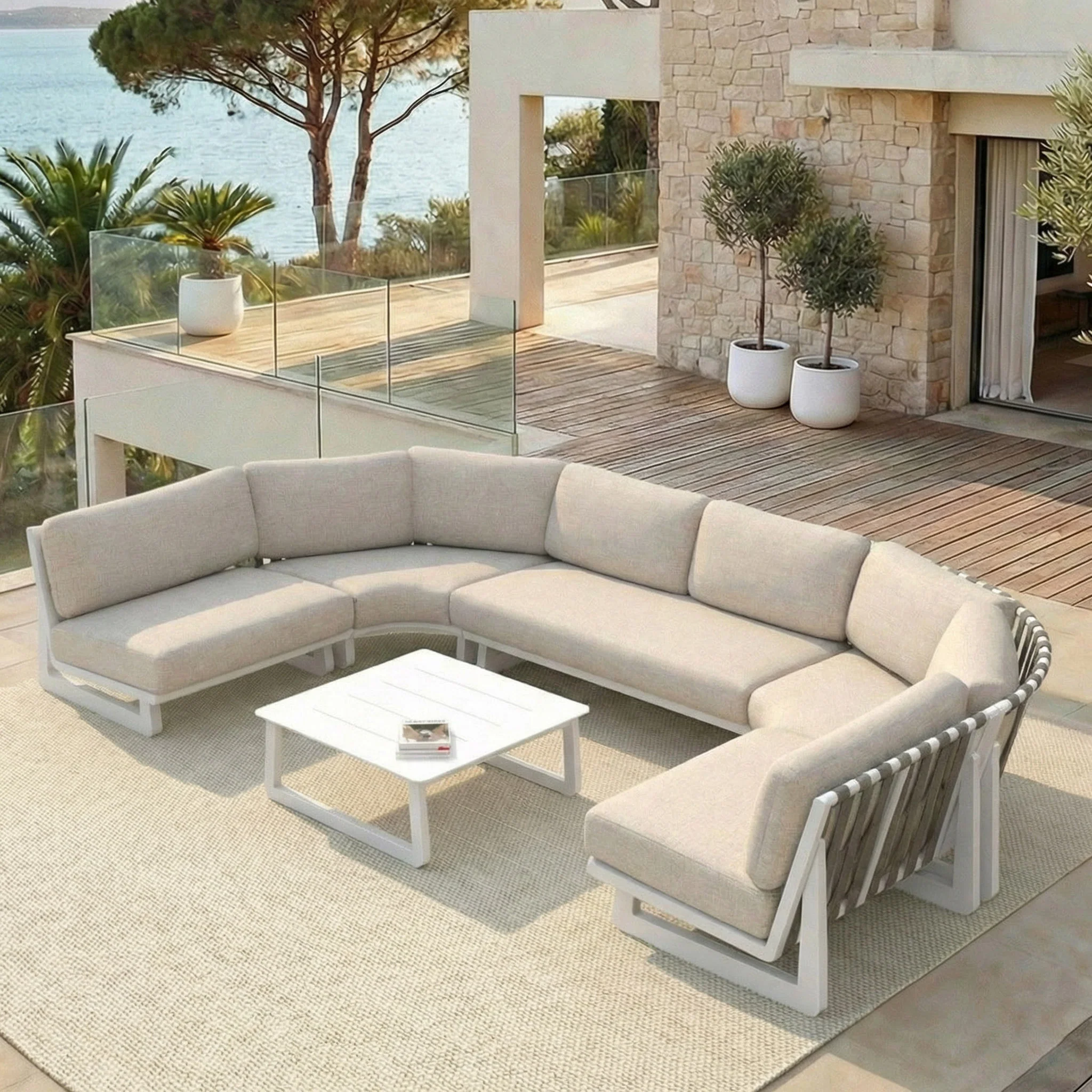 Salon de jardin d'angle Long Beach - 6 places - Image 29