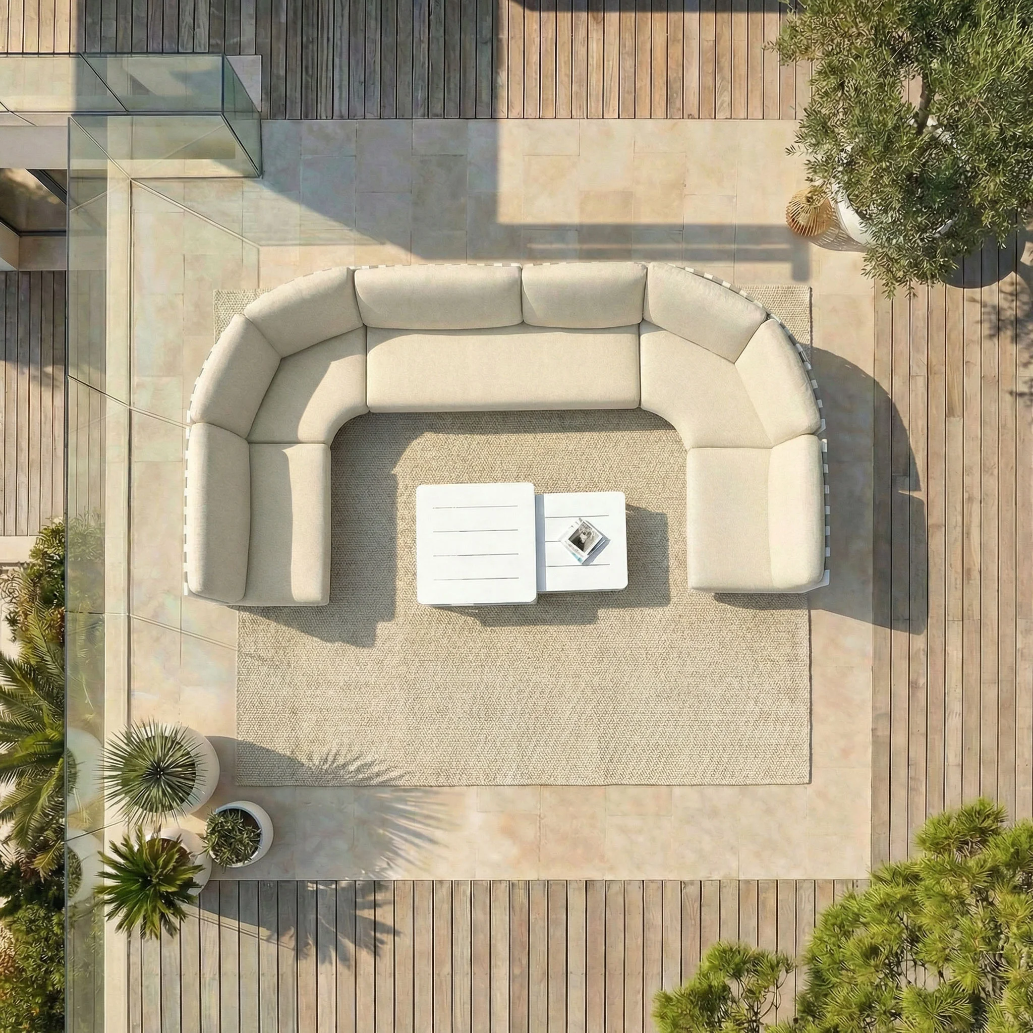 Salon de jardin d'angle Long Beach - 6 places - Image 30