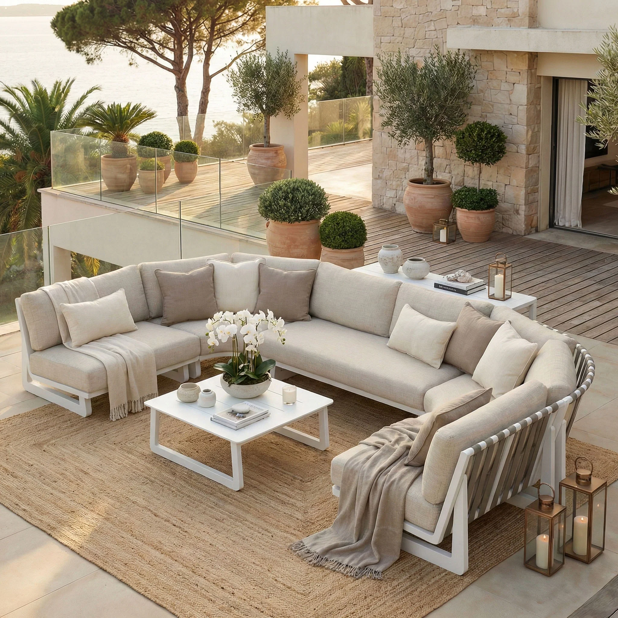 Salon de jardin d'angle Long Beach - 6 places - Image 31