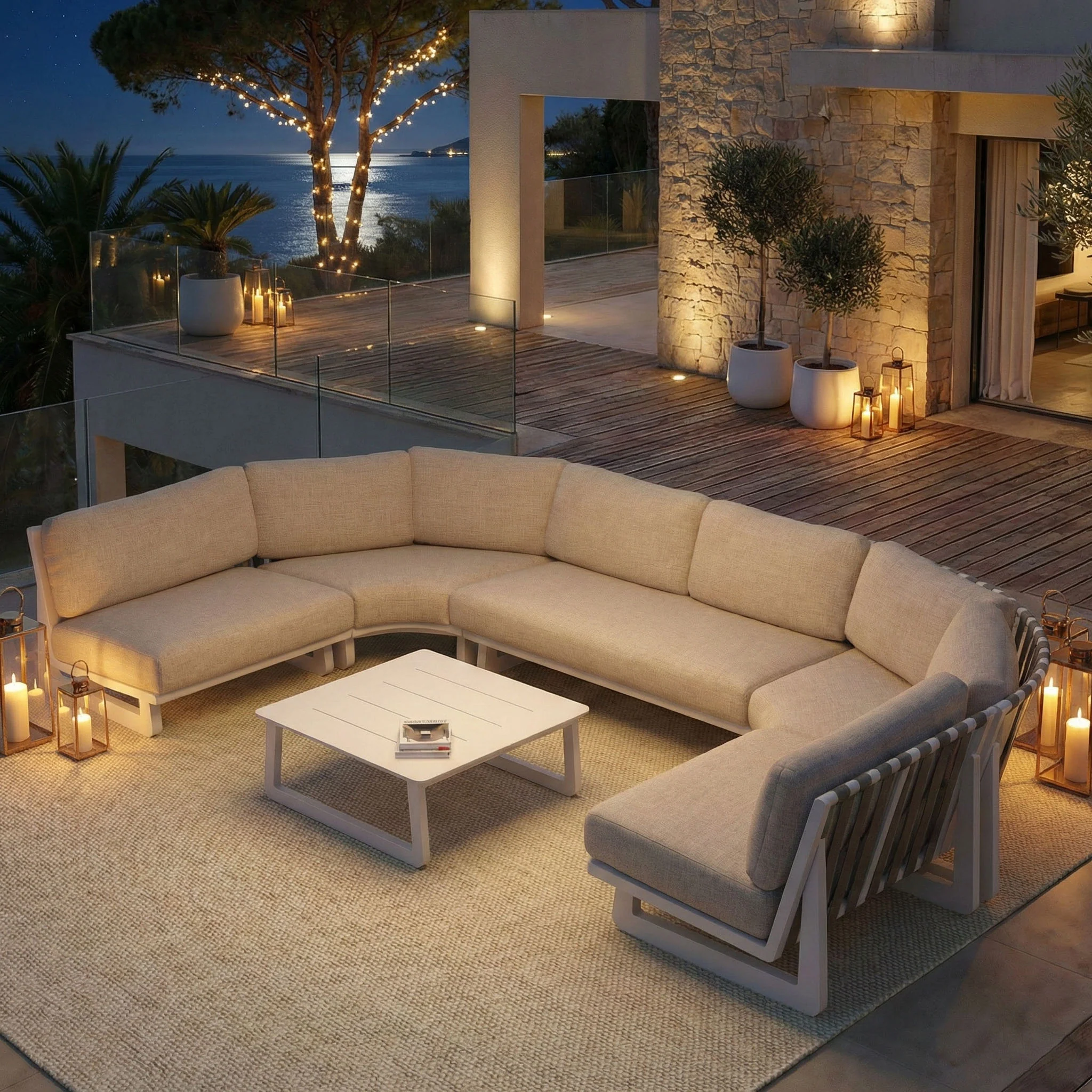 Salon de jardin d'angle Long Beach - 6 places - Image 32