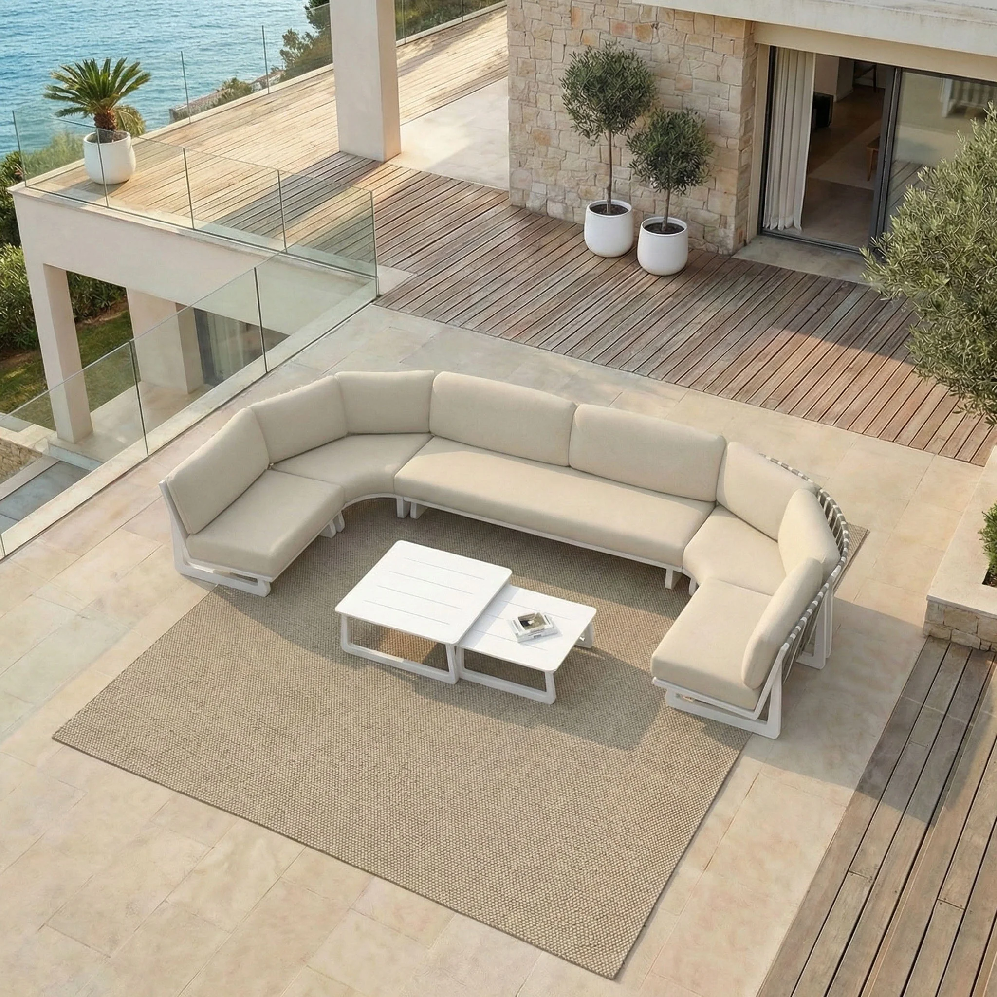 Salon de jardin d'angle Long Beach - 7 places - Image 22