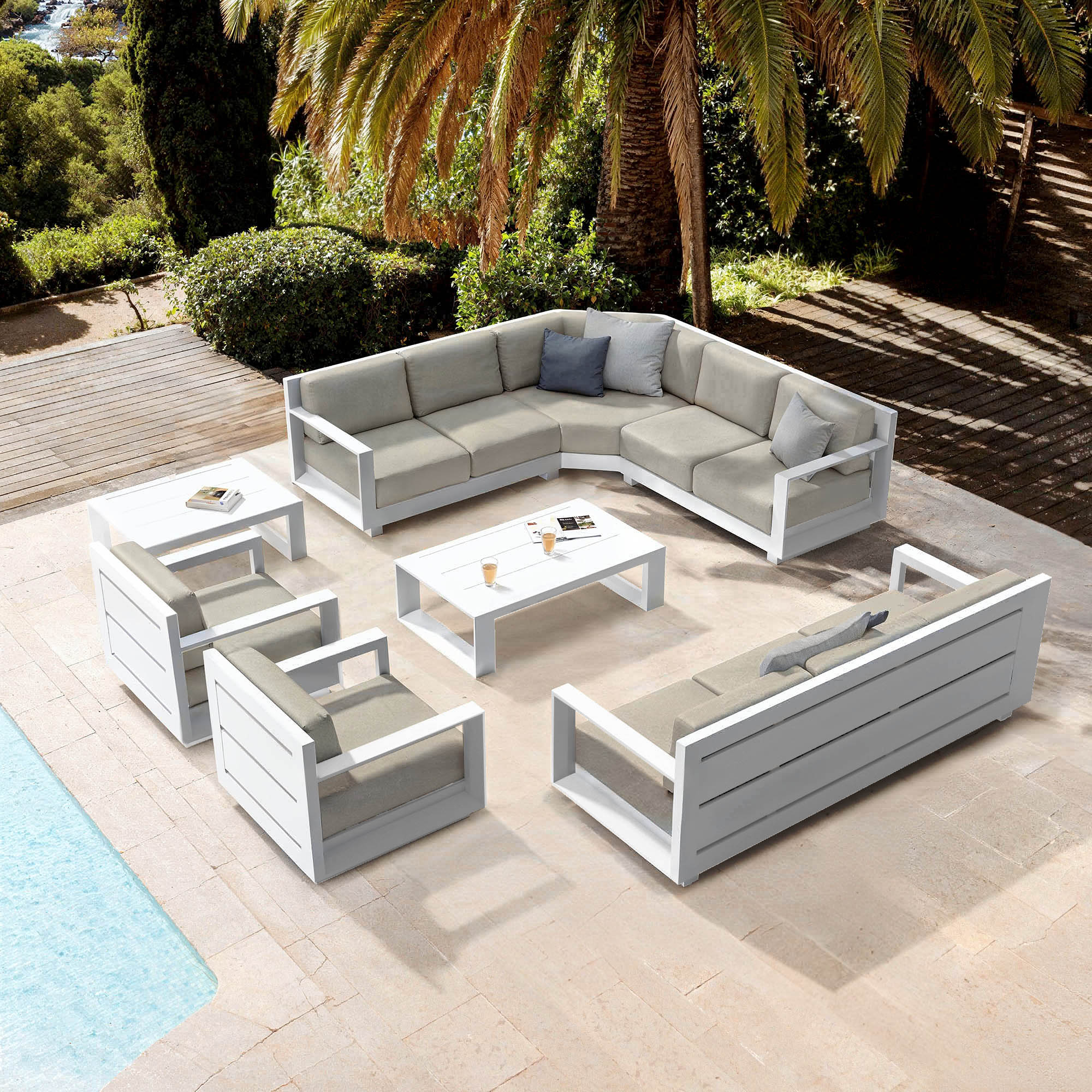 Salon de jardin Elba - 10 places - Image 14