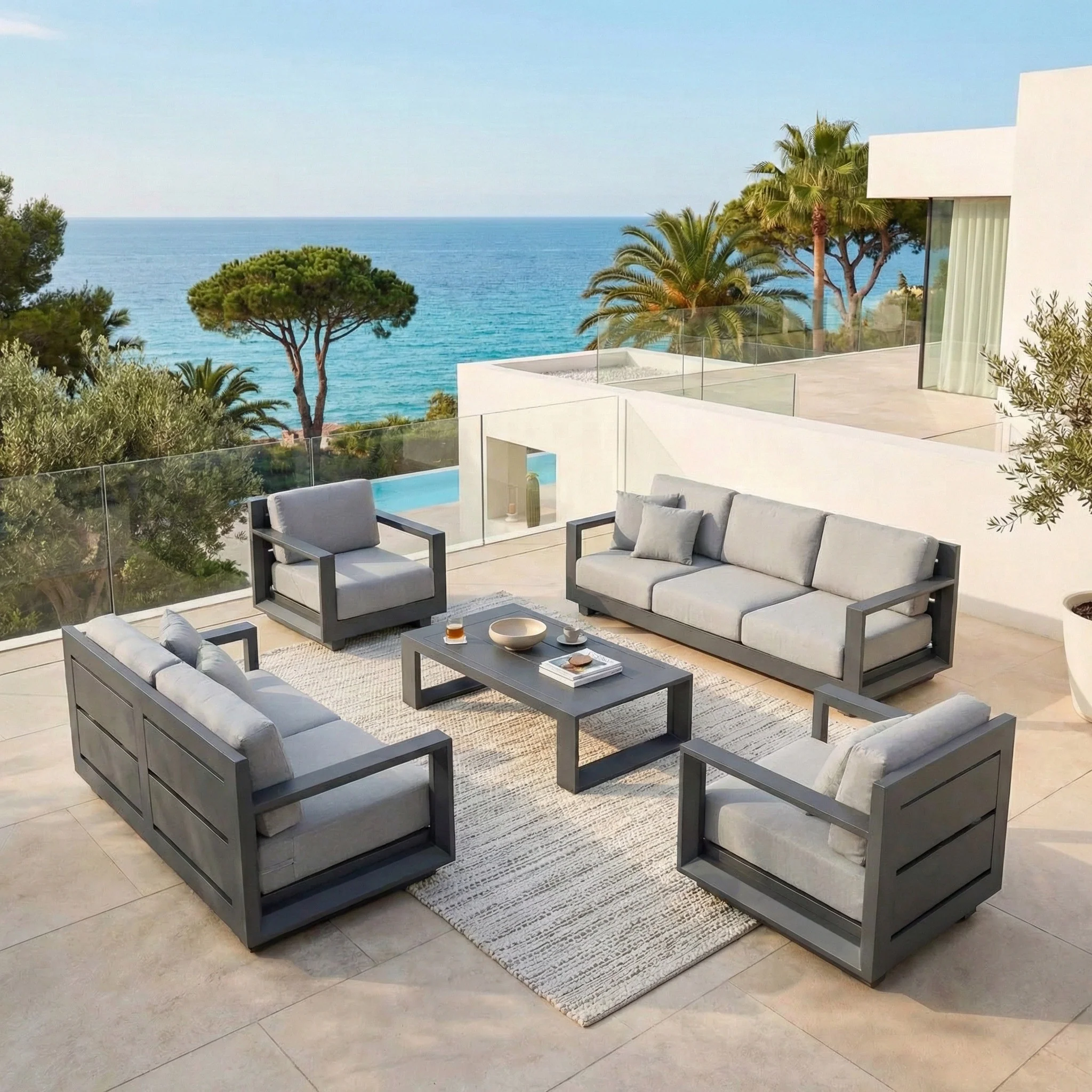 Salon de jardin Elba - 7 places - Image 9