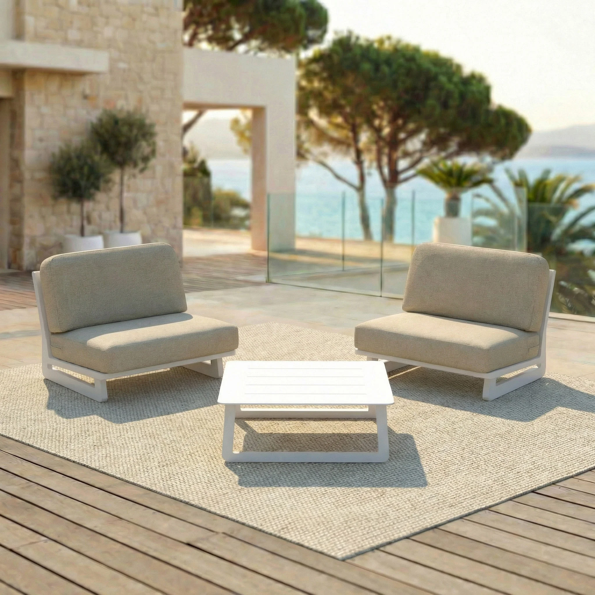 Salon de jardin Long Beach - 2 places - Image 9