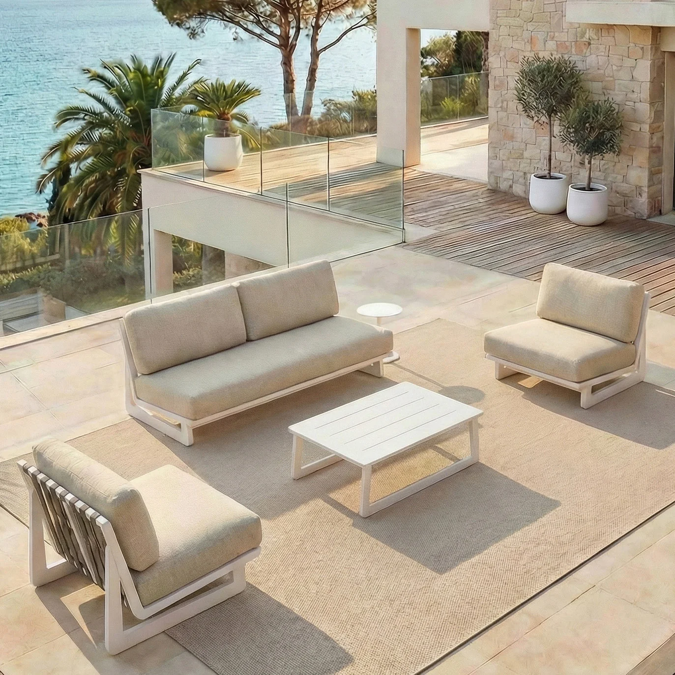 Salon de jardin Long Beach - 4 places - Image 9