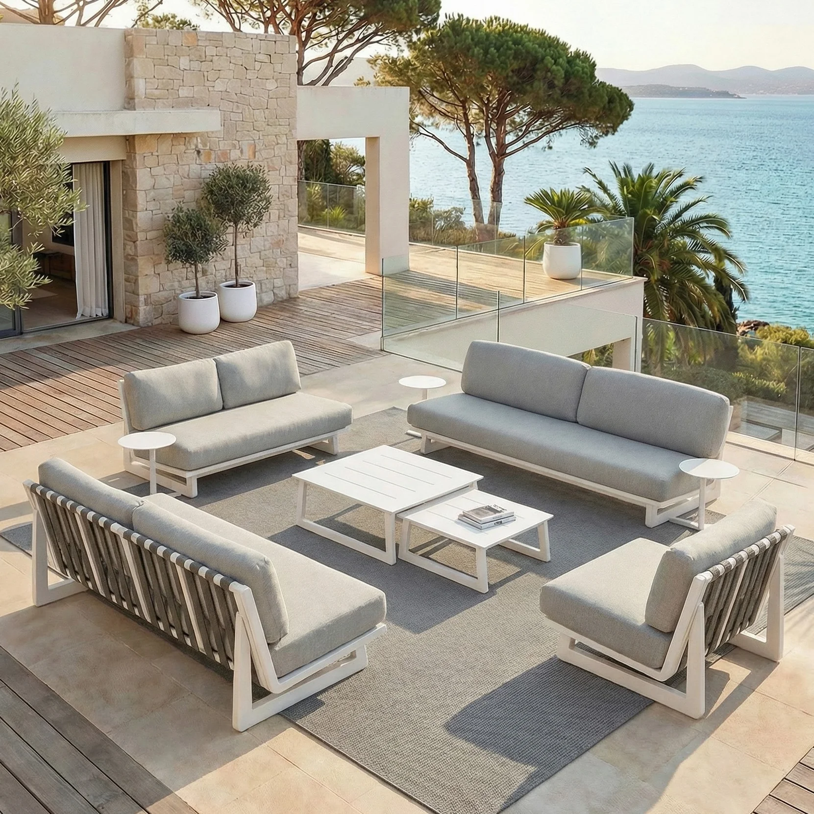 Salon de jardin Long Beach - 7 places - Image 9