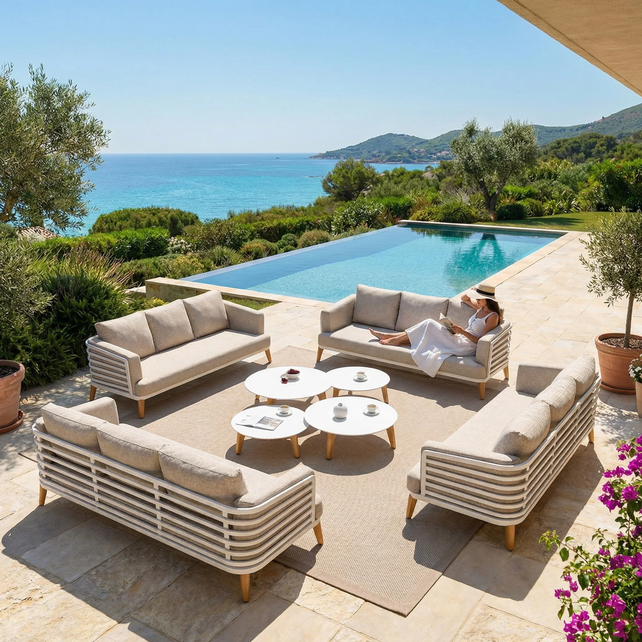Salon de jardin Monte Carlo - 12 places - Image 40