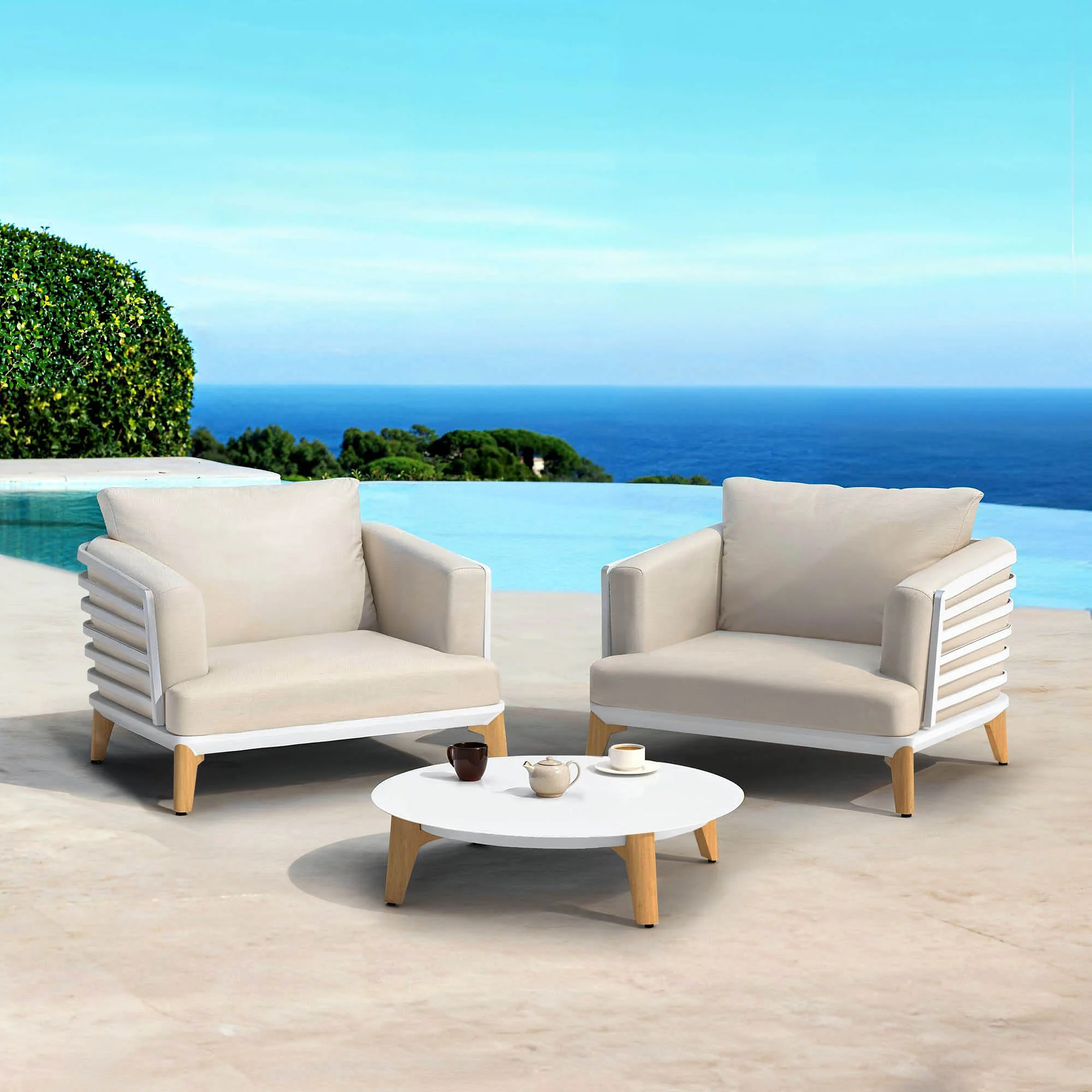 Salon de jardin Monte Carlo - 2 places - Image 42