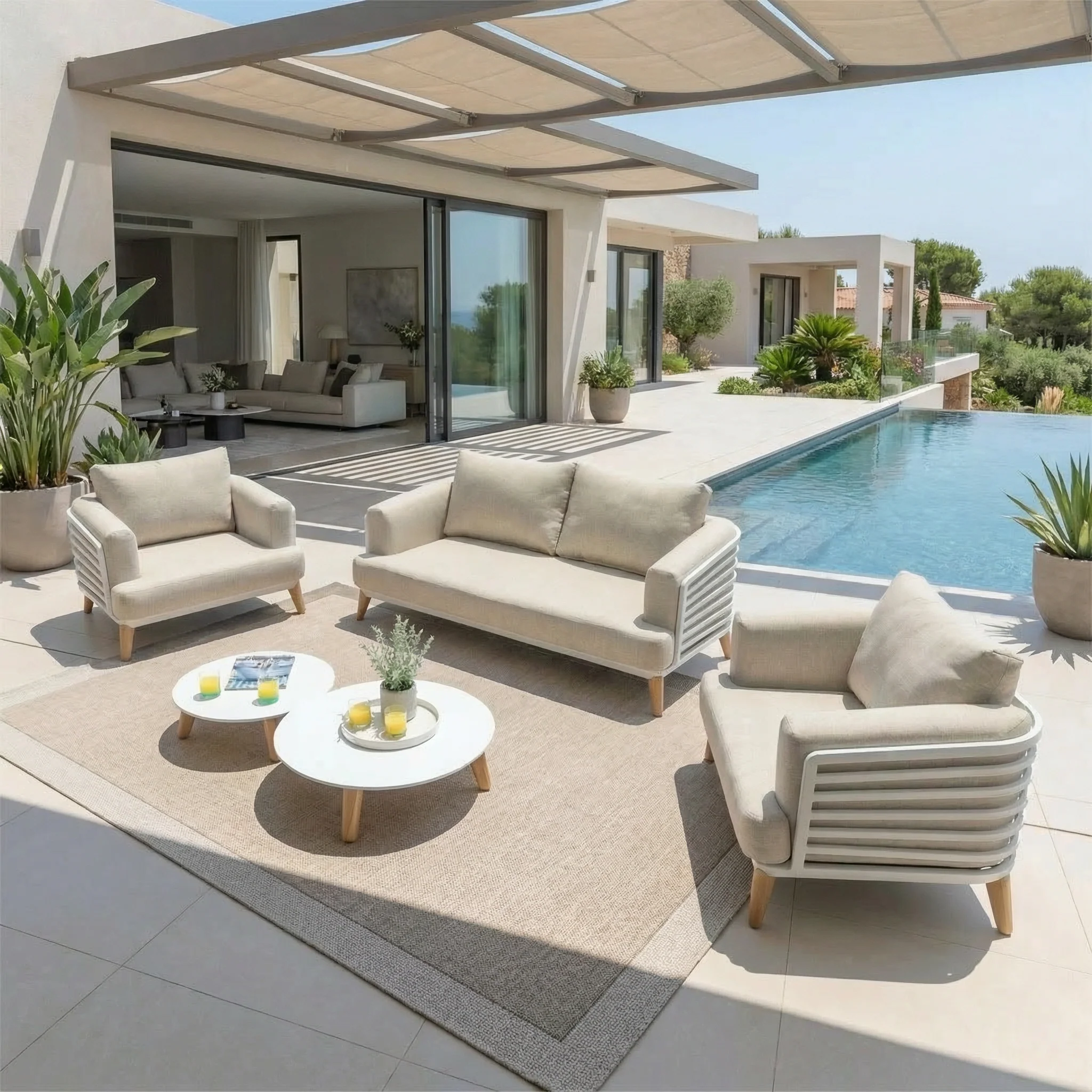 Salon de jardin Monte Carlo - 4 places - Image 41