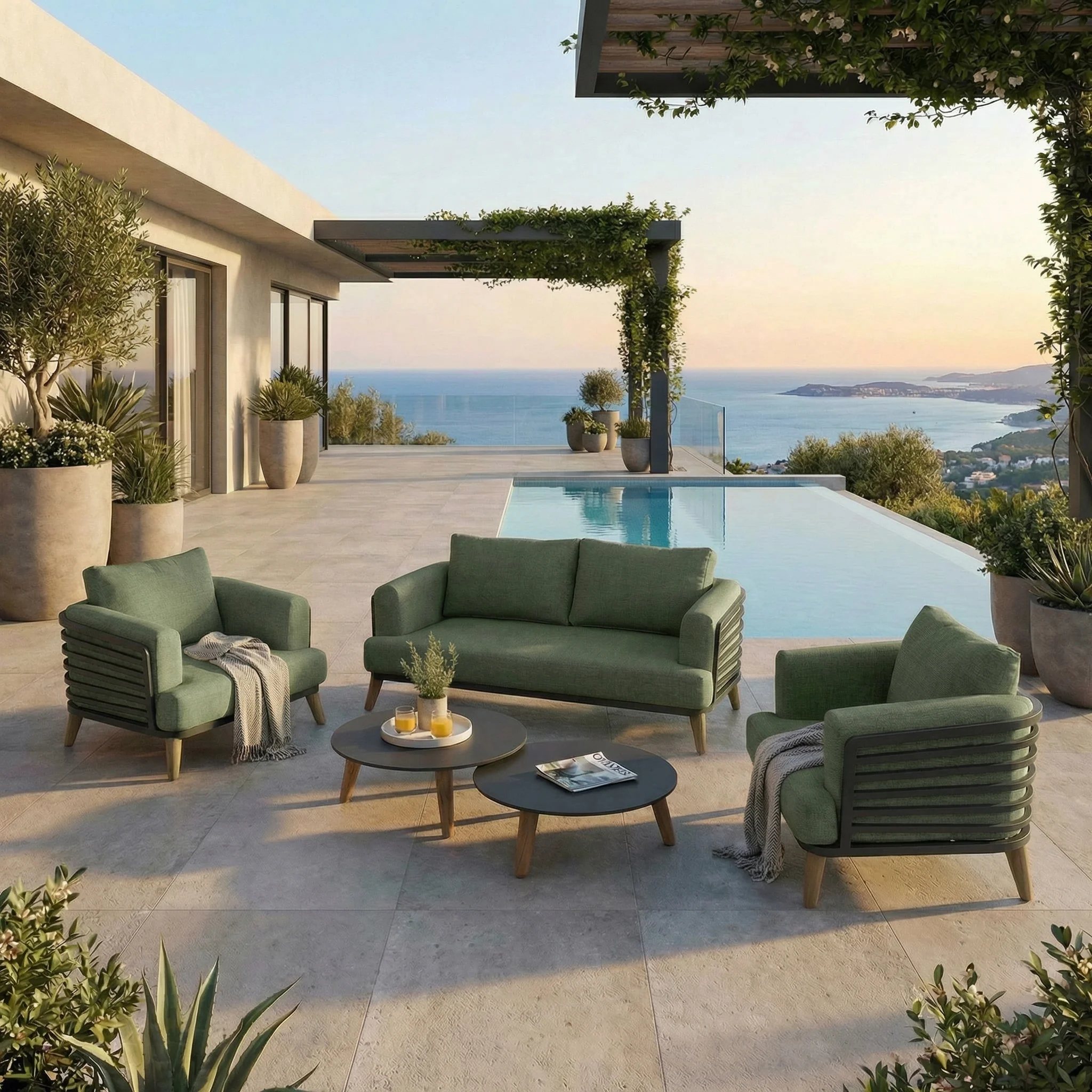 Salon de jardin Monte Carlo - 4 places - Image 77
