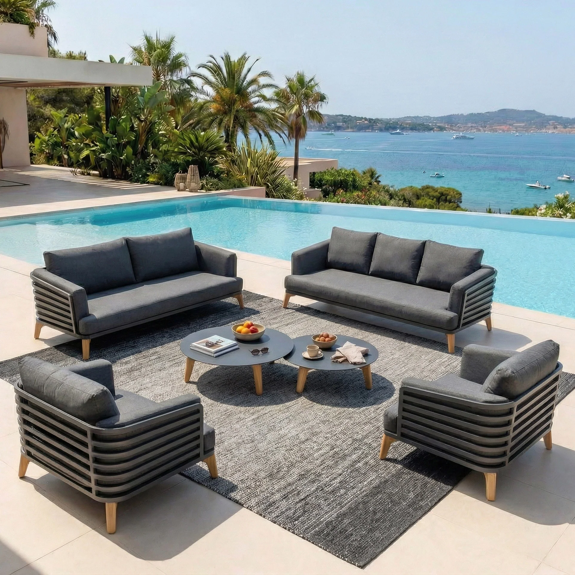 Salon de jardin Monte Carlo - 7 places - Image 37