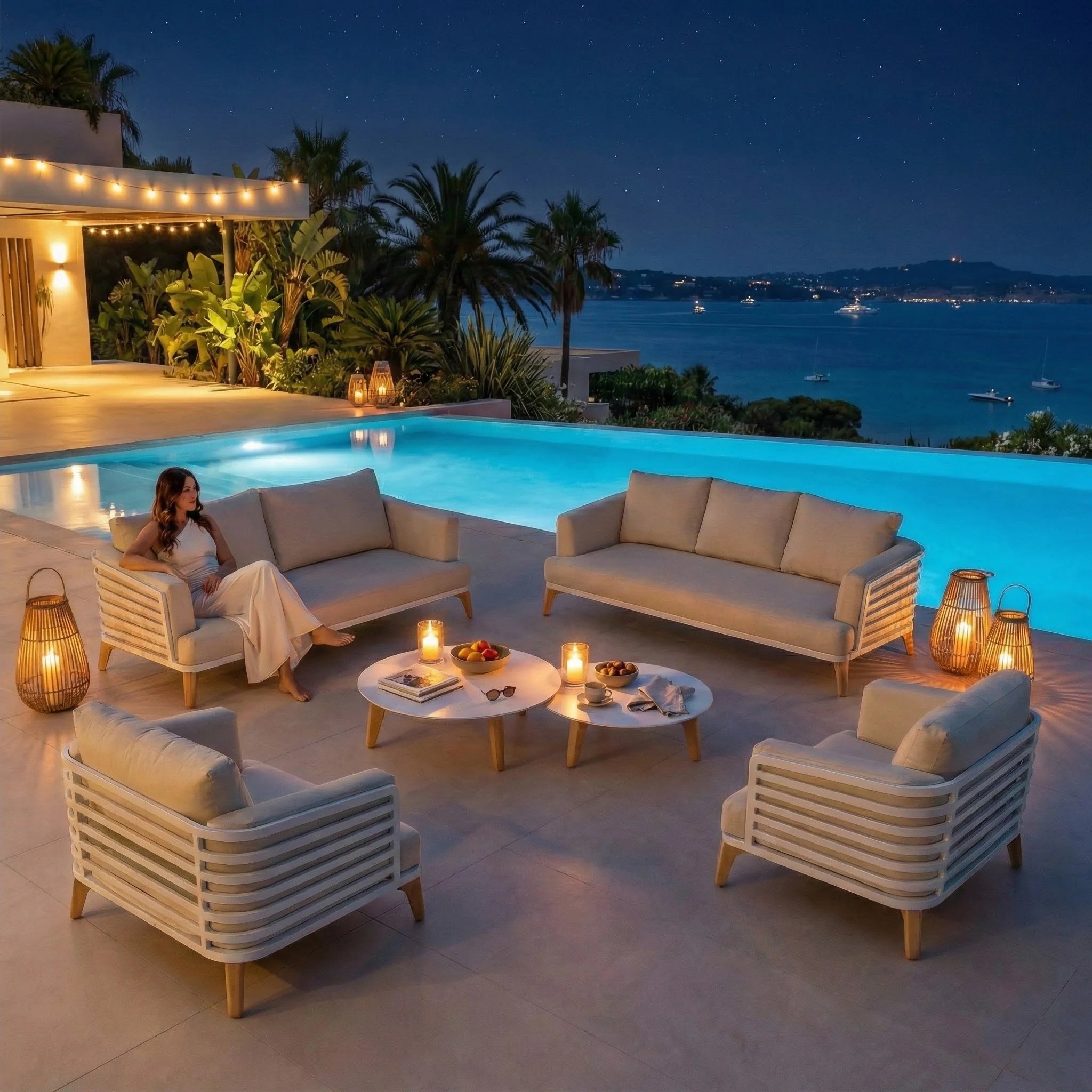 Salon de jardin Monte Carlo - 7 places - Image 48