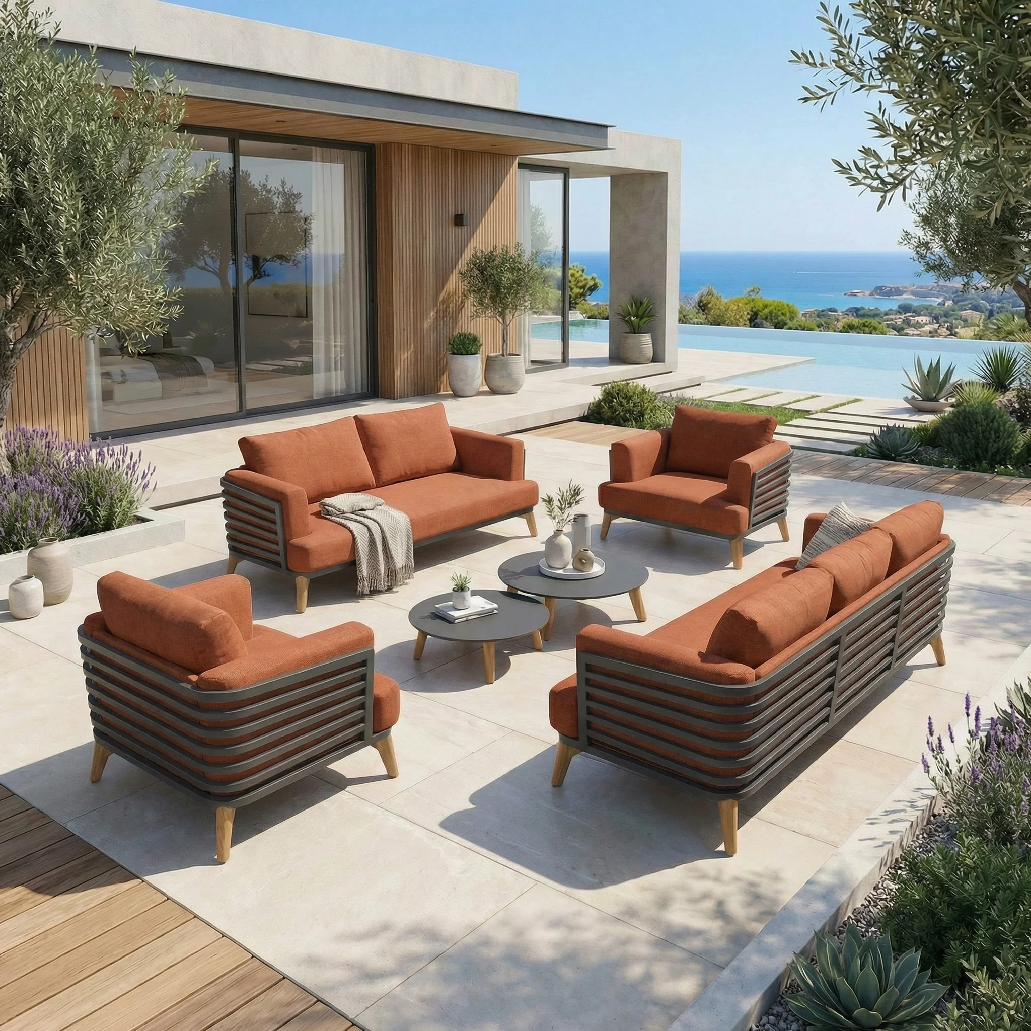 Salon de jardin Monte Carlo - 7 places - Image 82