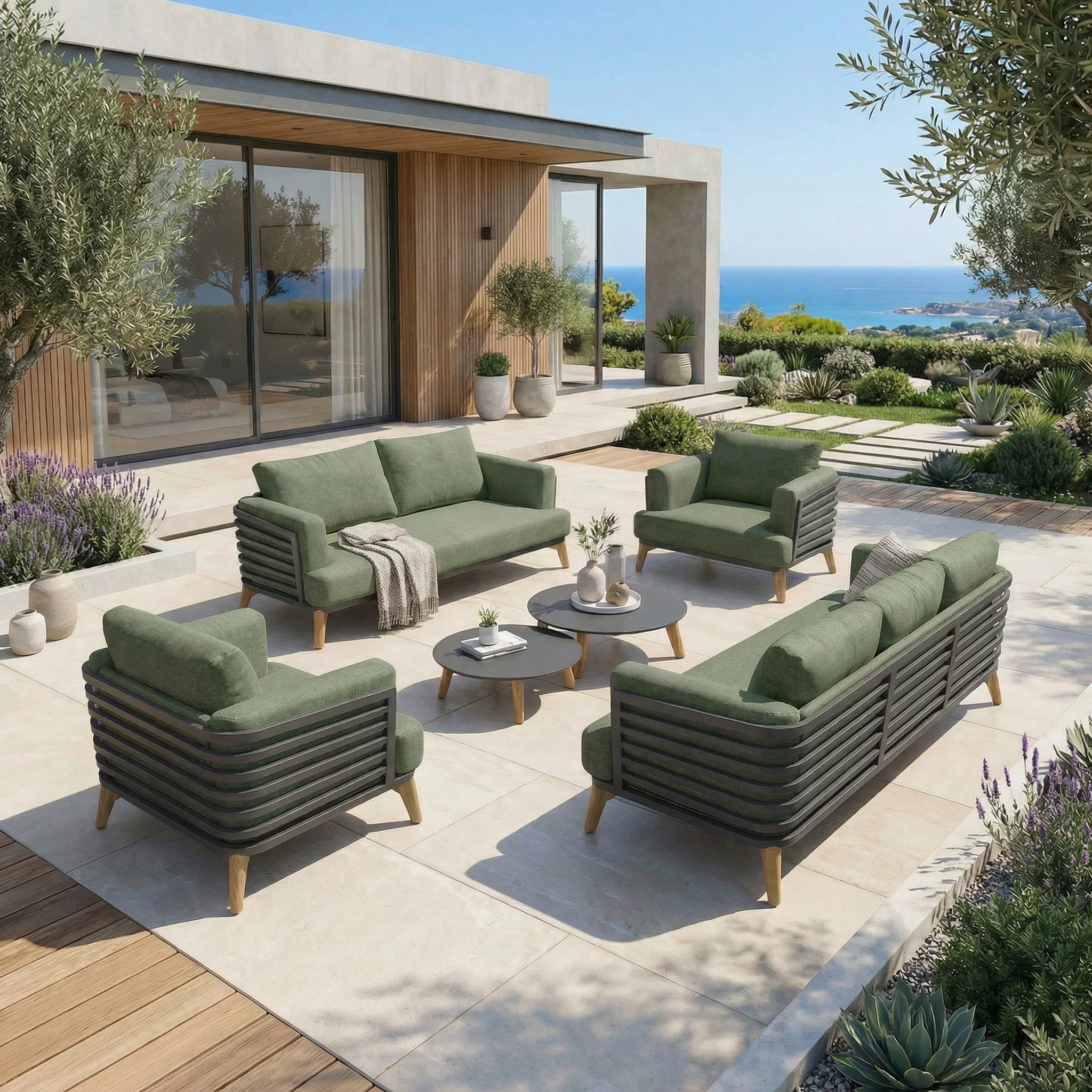 Salon de jardin Monte Carlo - 7 places - Image 88