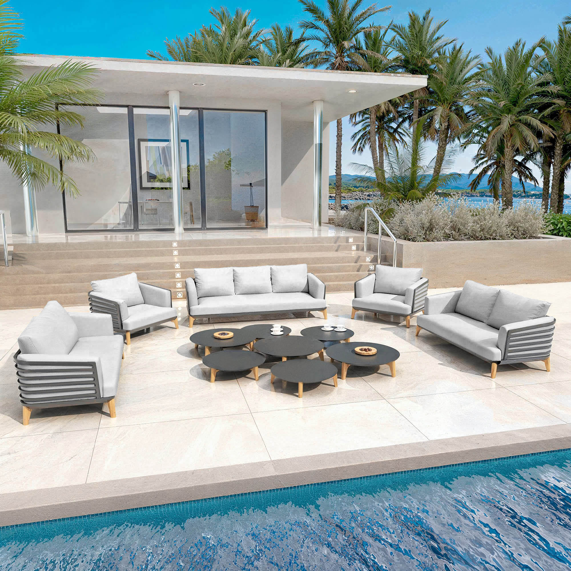 Salon de jardin Monte Carlo - 9 places - Image 2