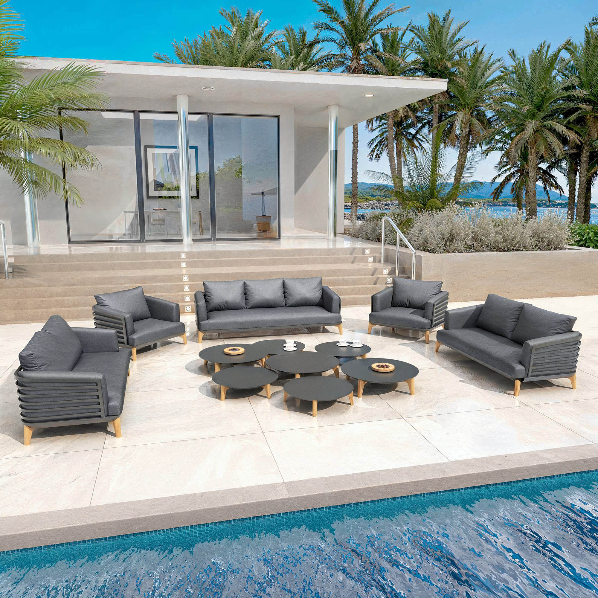 Salon de jardin Monte Carlo - 9 places - Image 36