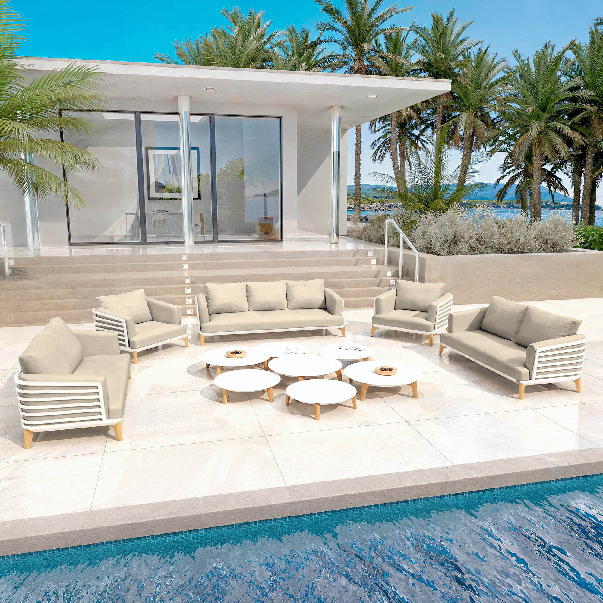Salon de jardin Monte Carlo - 9 places - Image 72