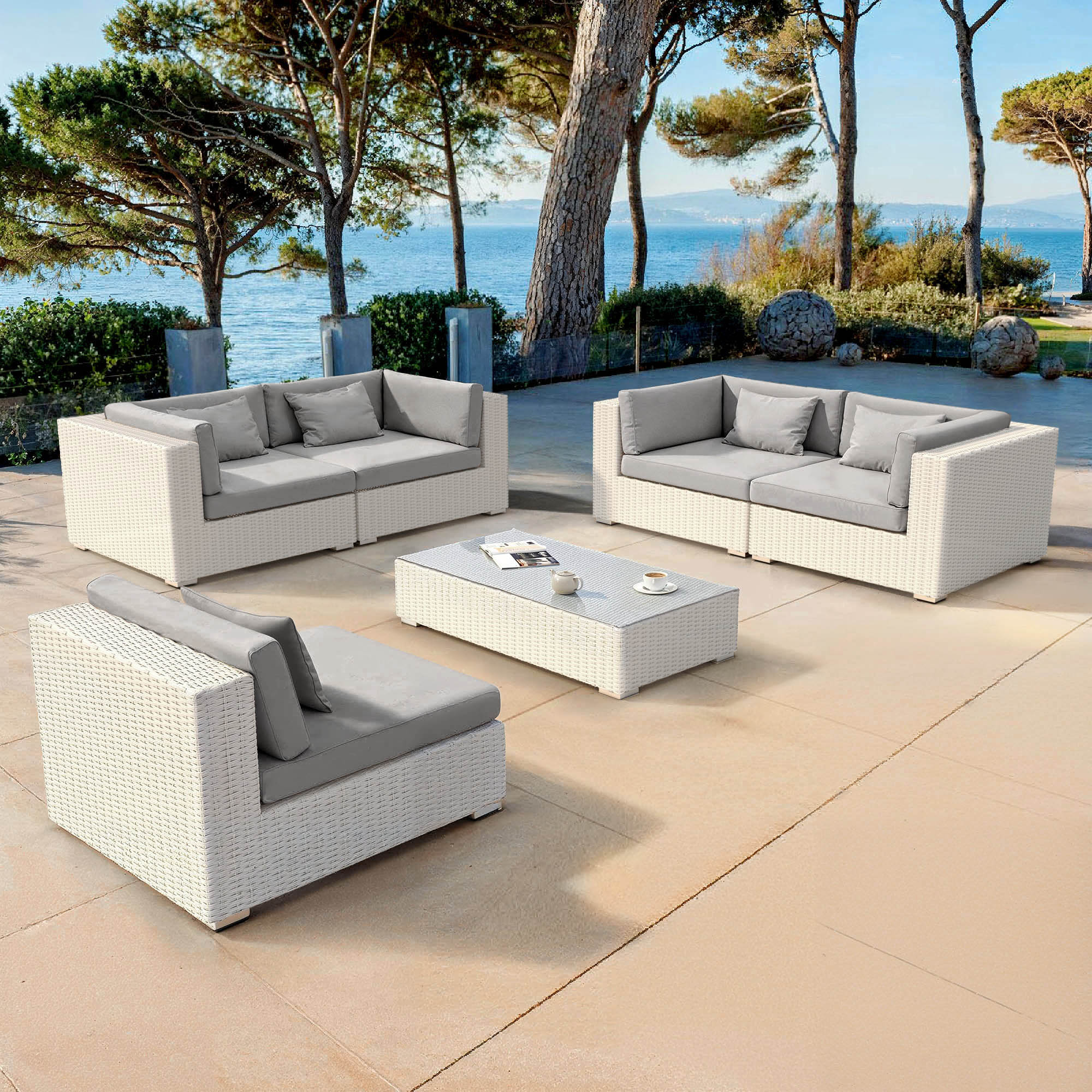 Salon de jardin Palma - 5 places - Image 5