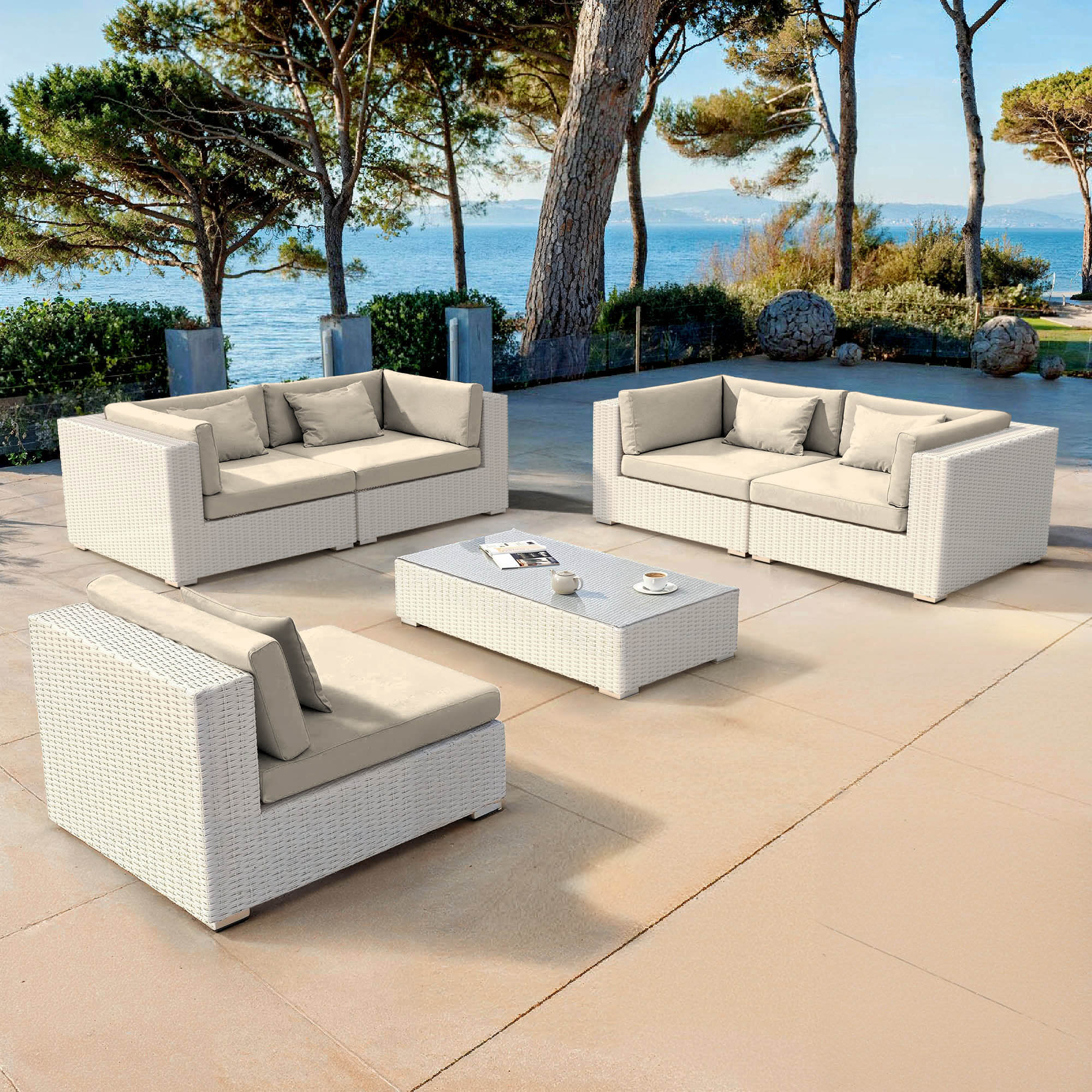 Salon de jardin Palma - 5 places - Image 9