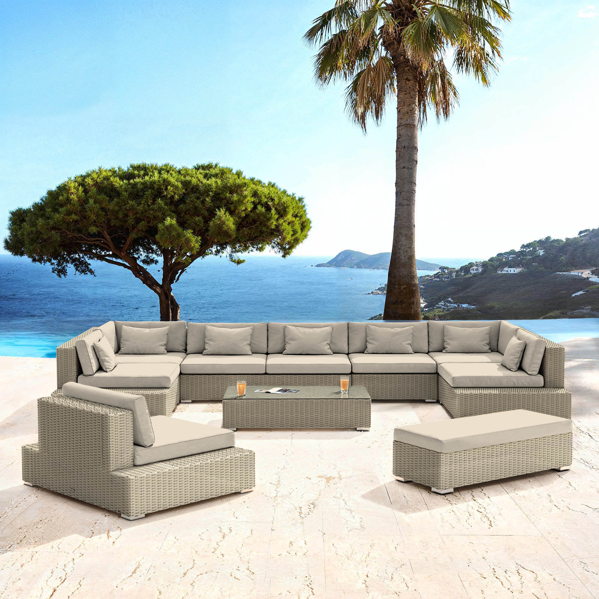 Salon de jardin Palma - 9 places - Image 30