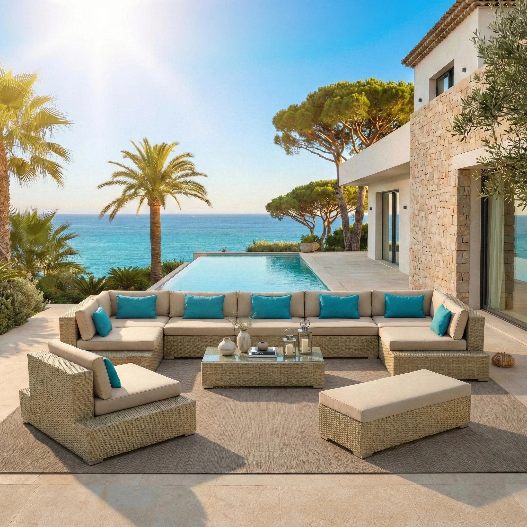Salon de jardin Palma - 9 places - Image 37