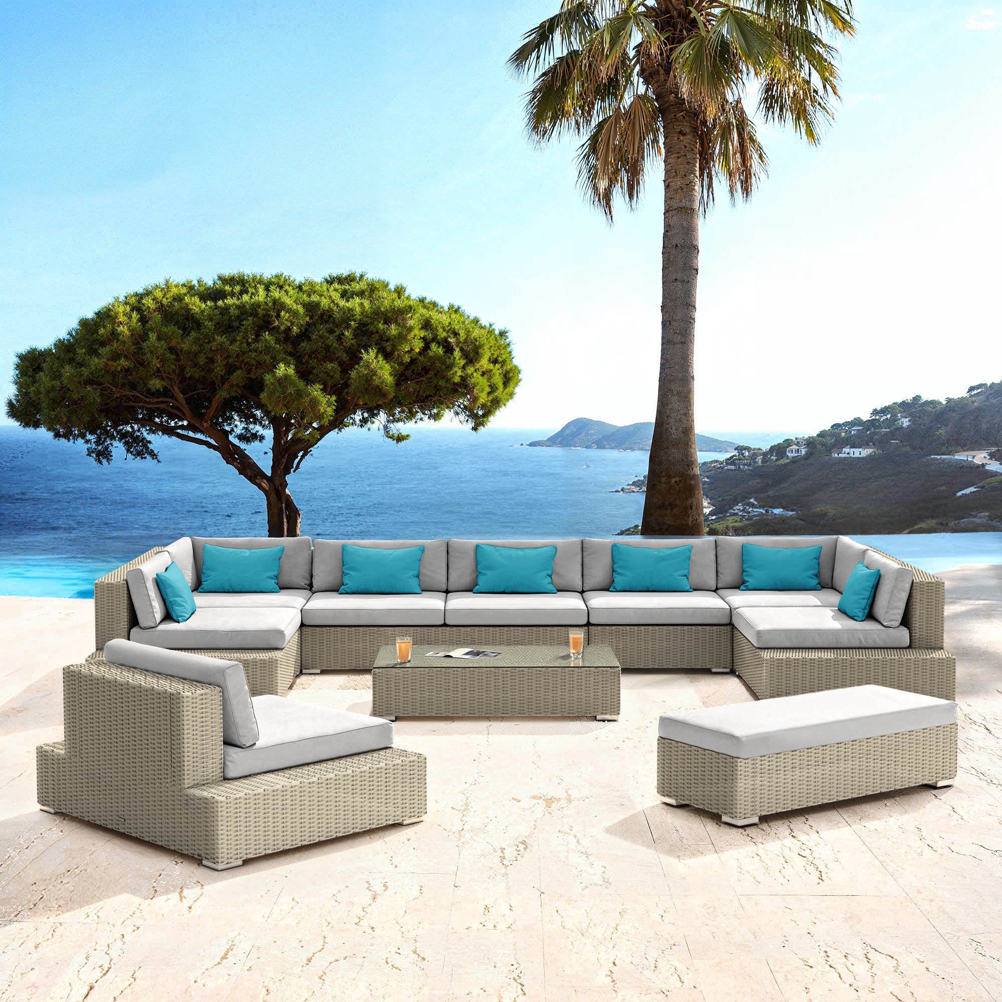 Salon de jardin Palma - 9 places - Image 38