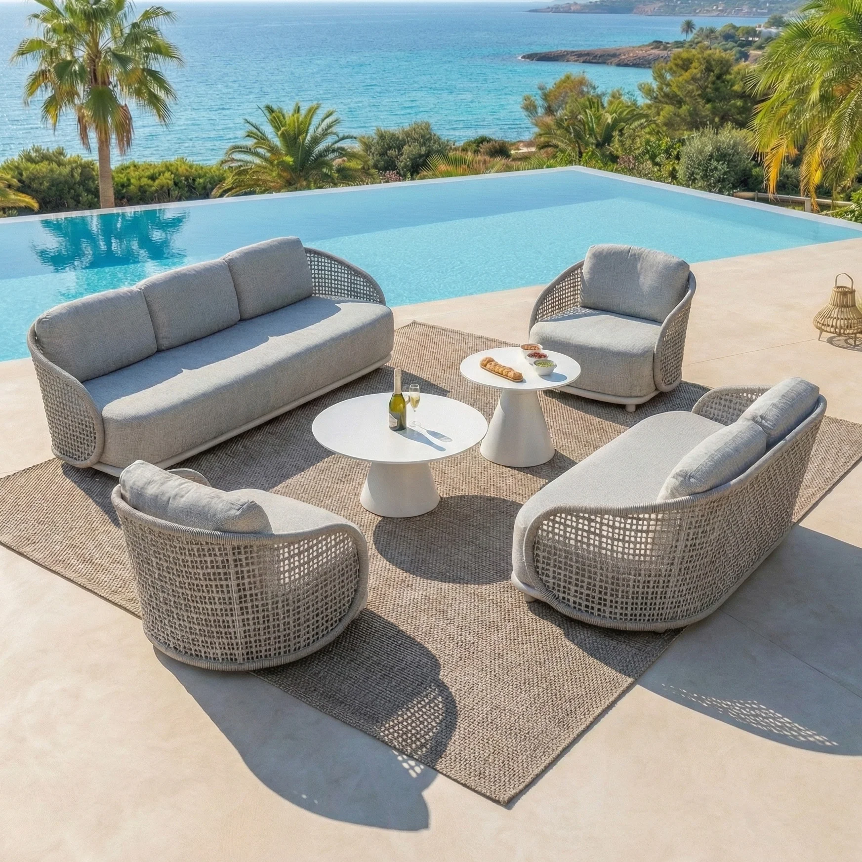 Salon de jardin Riviera - 7 places - Image 11