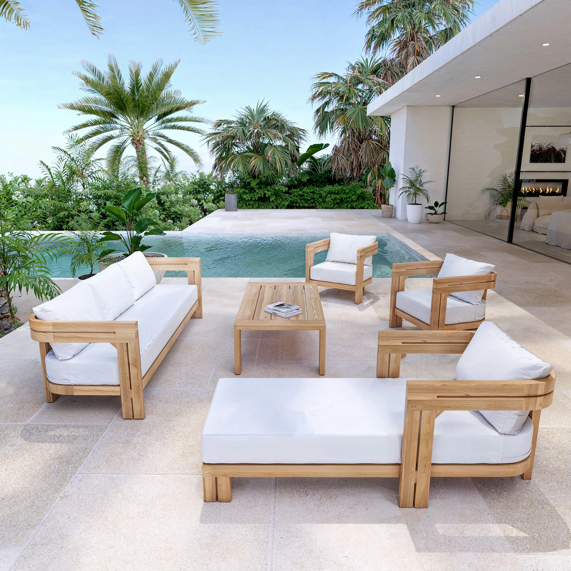 Salon de jardin Zanzibar - 5 places - Image 10