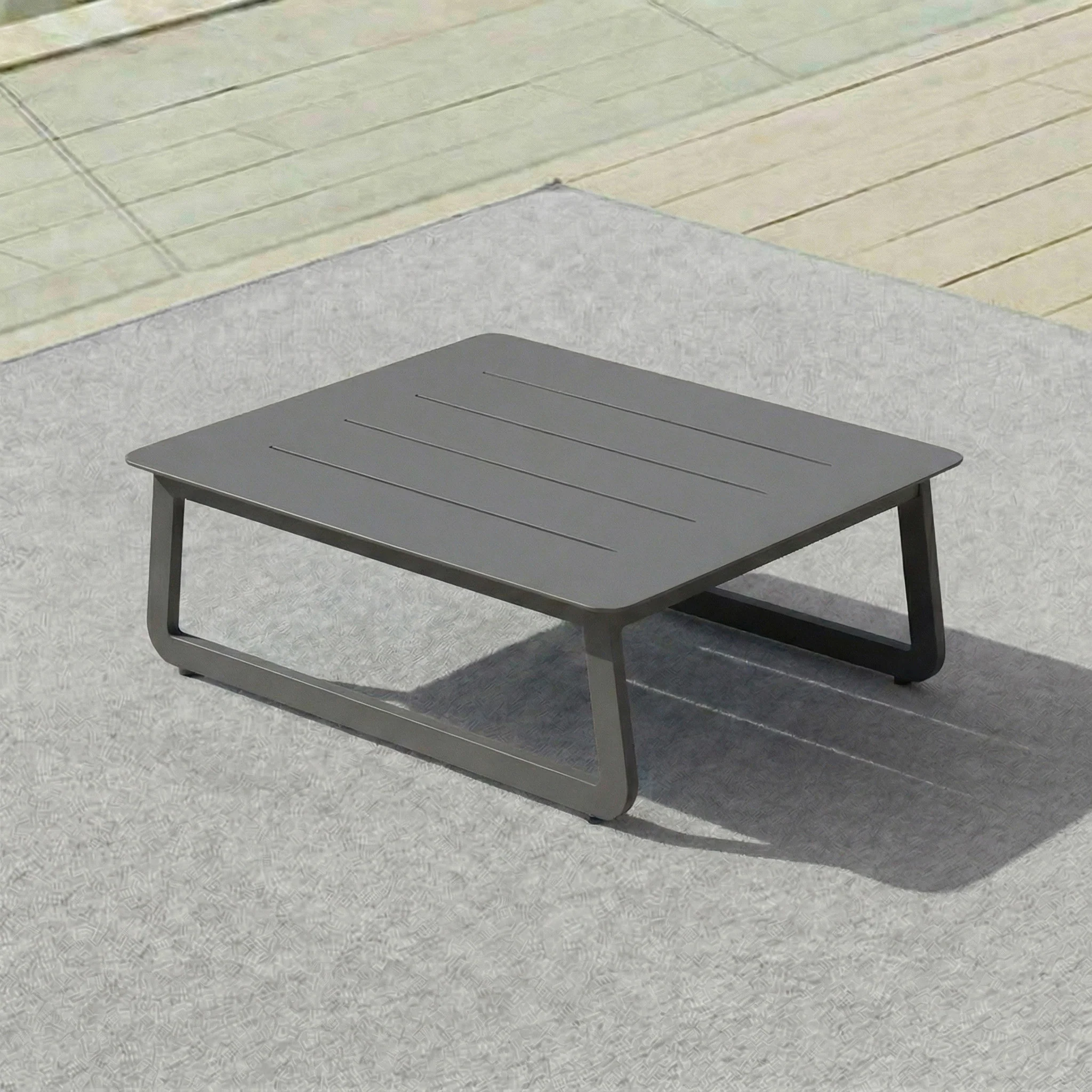 Table basse de jardin Long Beach (70x70 cm) - Image 5