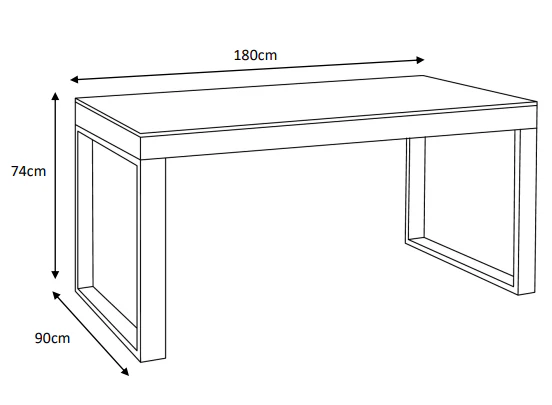 Table de jardin 8 places Aluminium/Céramique Kore (180 x 90 cm) - Image 4