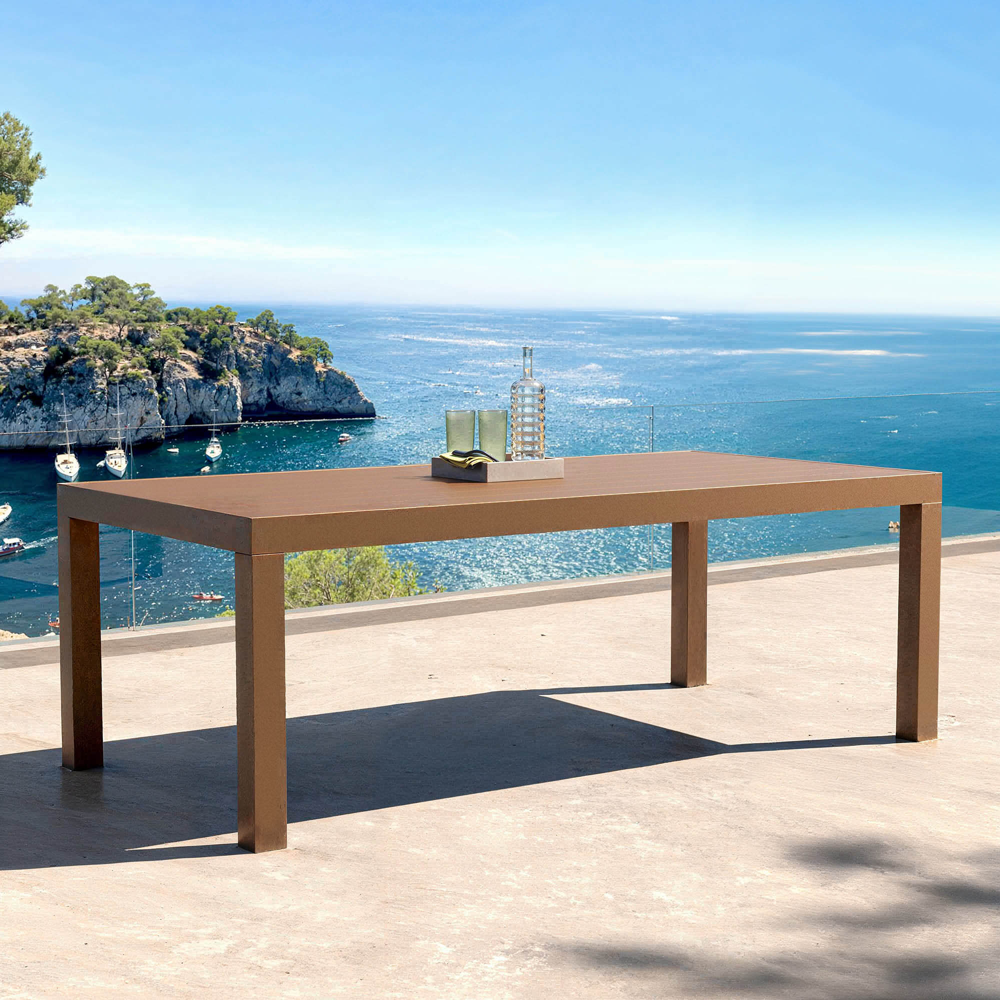 Table de jardin 8 places Aluminium Murano (210 x 100 cm) - Image 17
