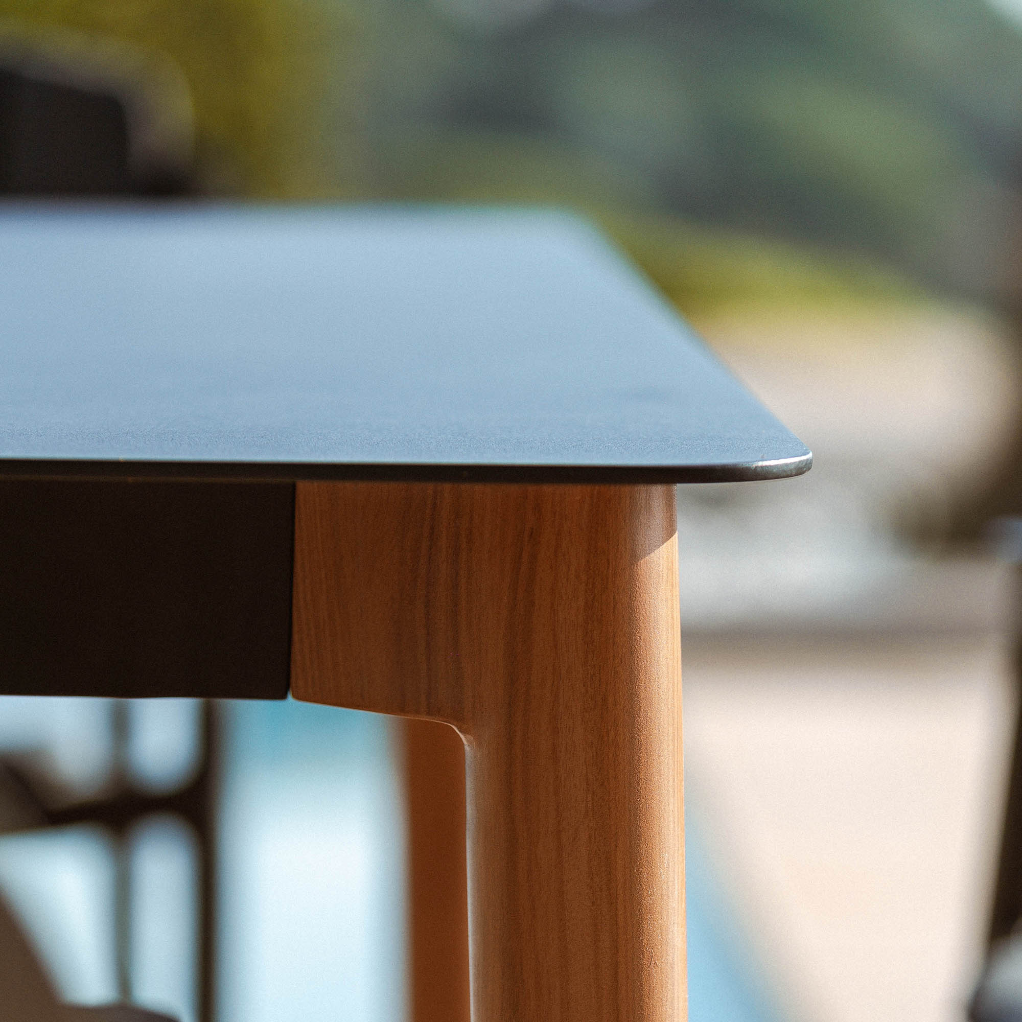 Table de jardin carrée 4 places Monte Carlo en aluminium 76X76 cm - Image 14