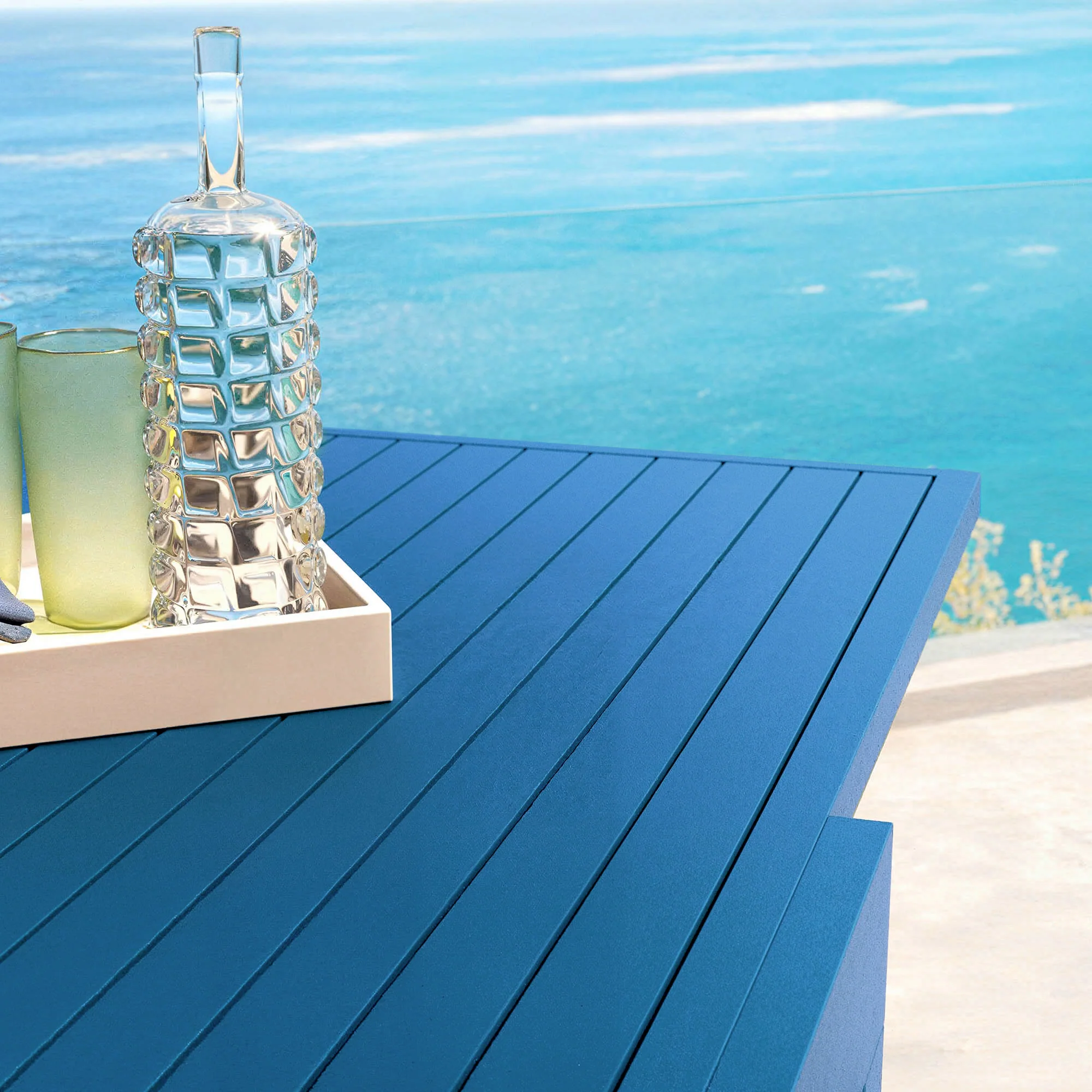 Table de jardin extensible 10 places Aluminium Murano (270 x 90 cm) - Image 21
