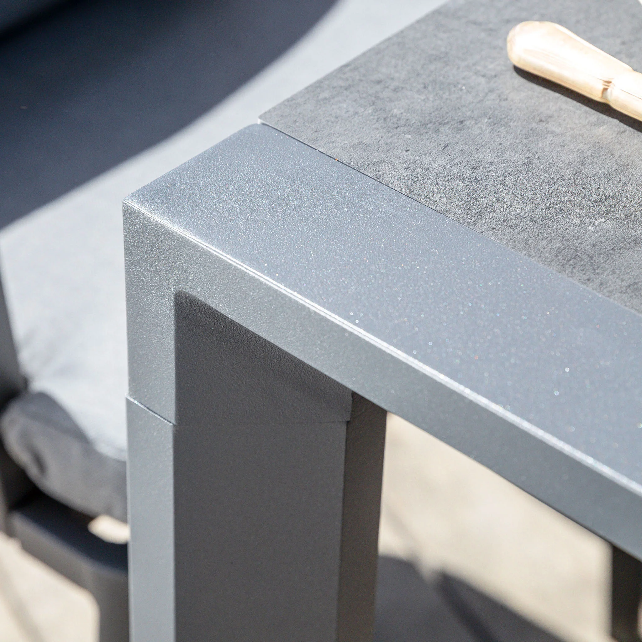 Table de jardin extensible 12 places Aluminium Amalfi - 3 dimensions (195/240/300X96) - Image 18