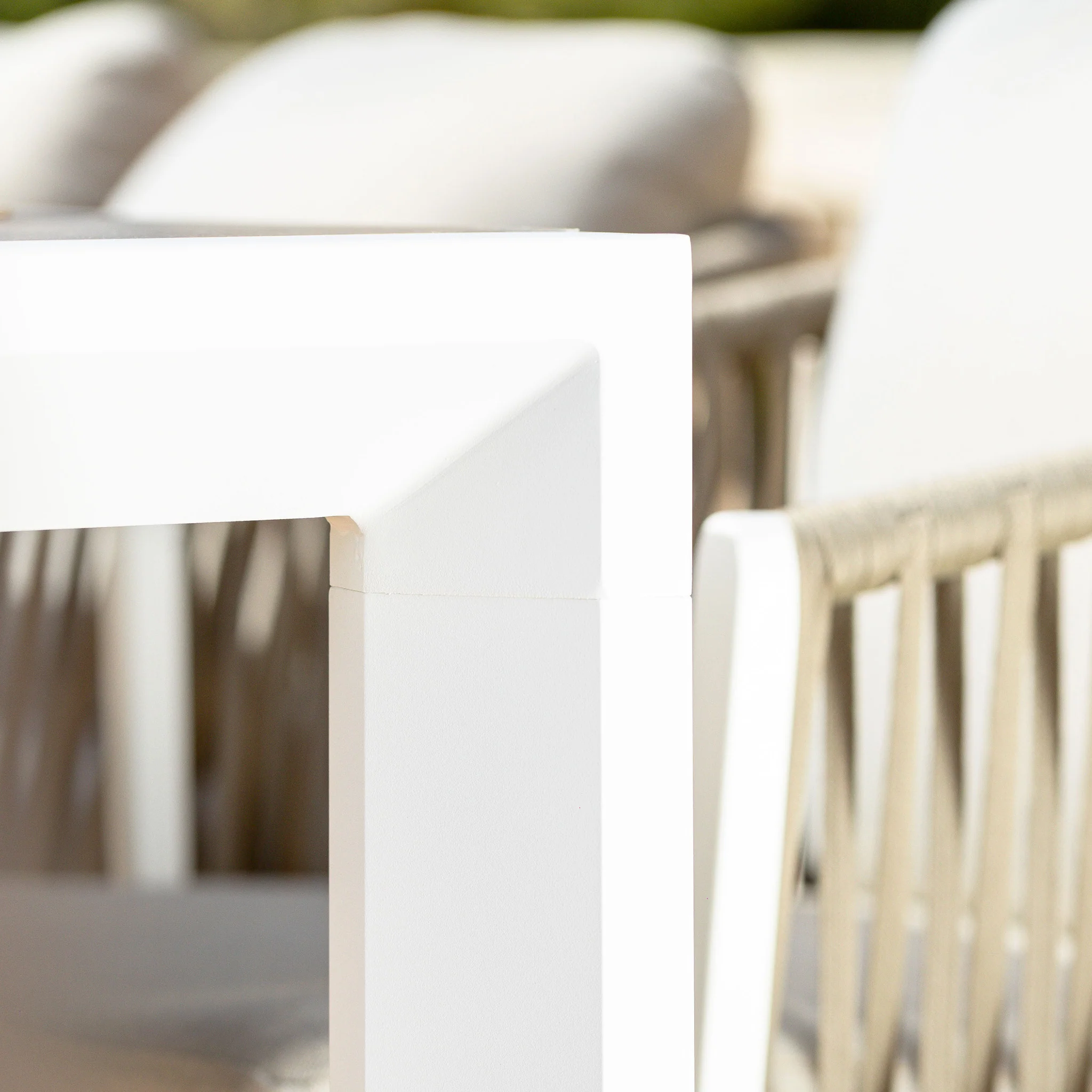 Table de jardin extensible 12 places Aluminium Amalfi - 3 dimensions (195/240/300X96) - Image 7