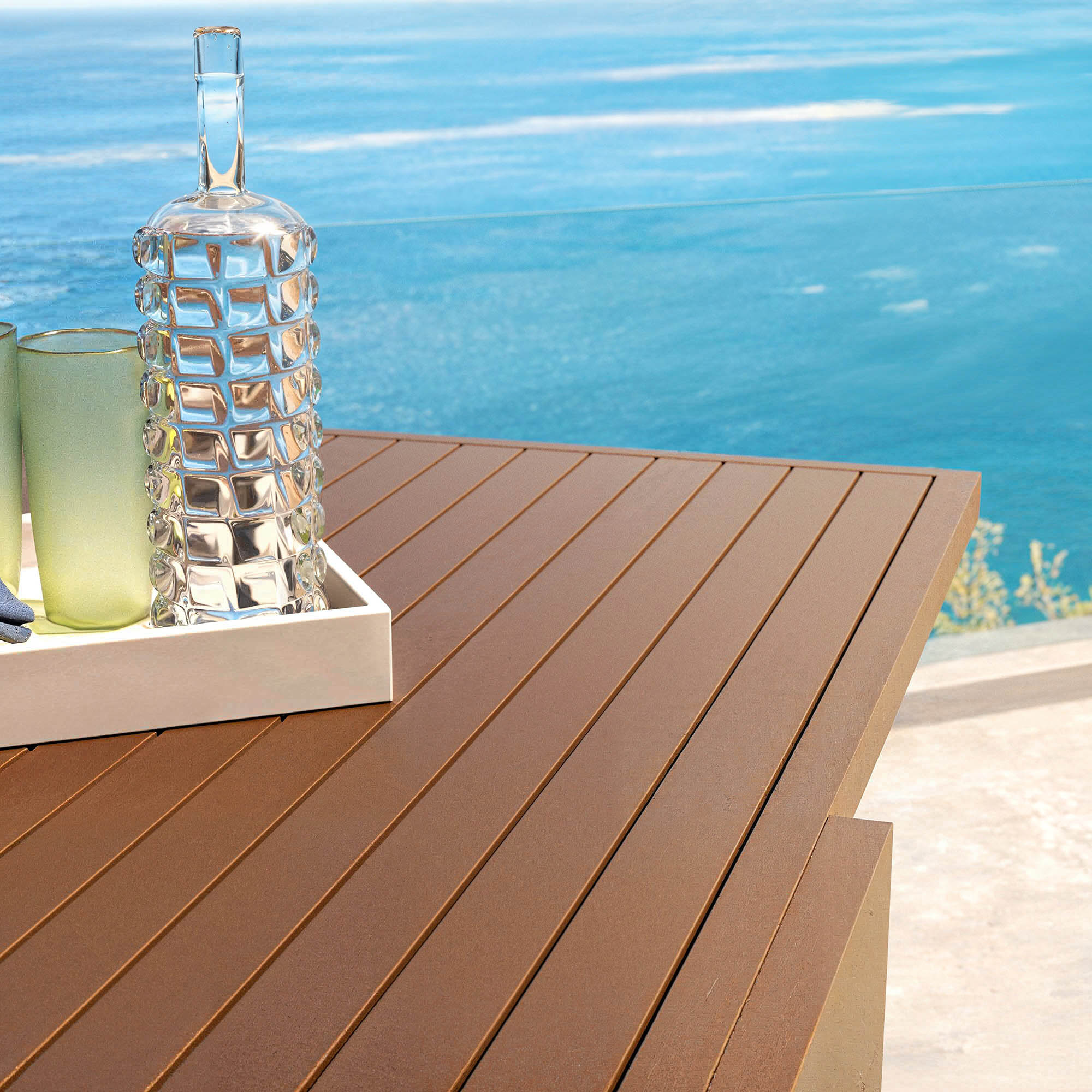 Table de jardin extensible 10 places Aluminium Murano (270 x 90 cm) - Image 25