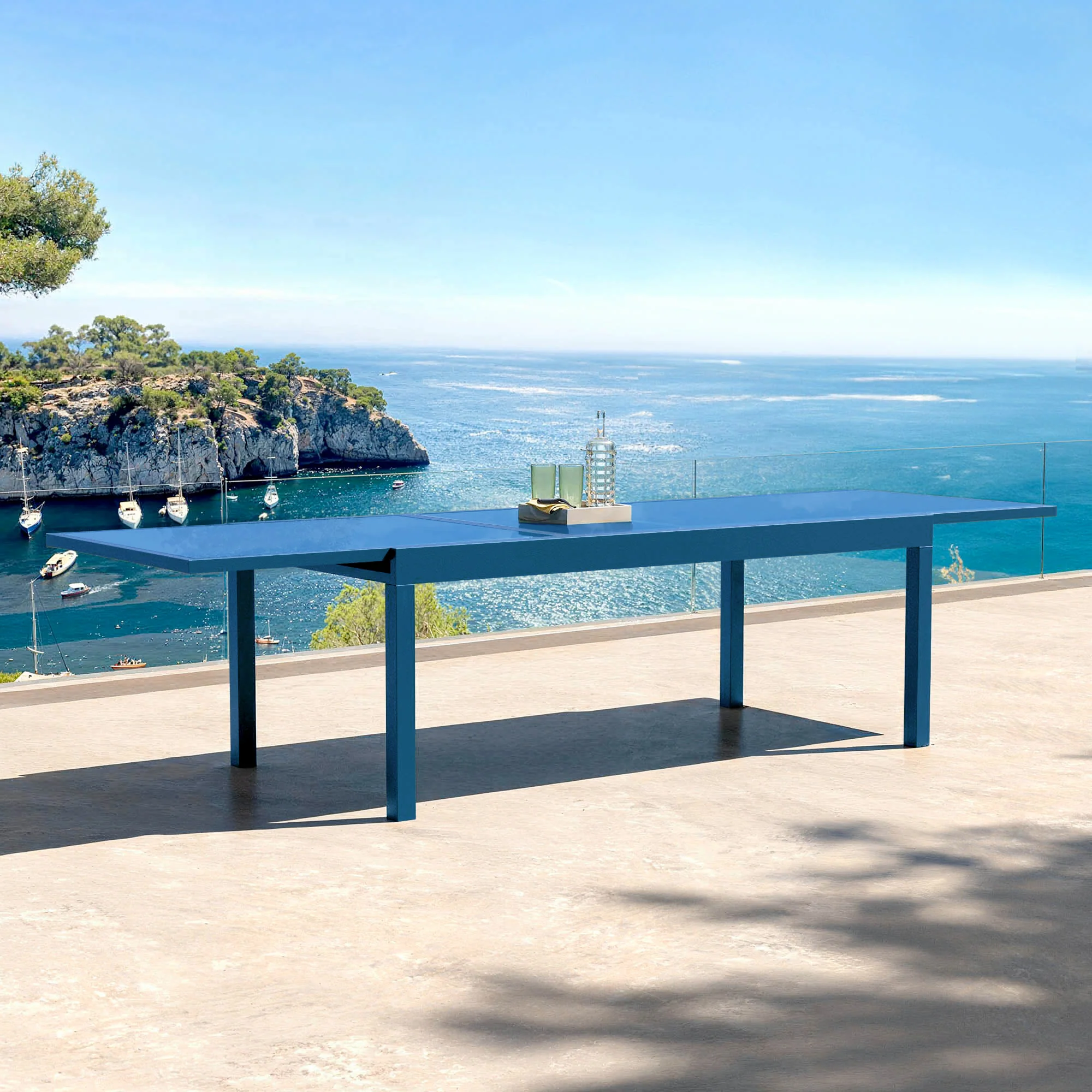 Table de jardin extensible 12 places en verre Murano (320 x 100 cm) - Image 20
