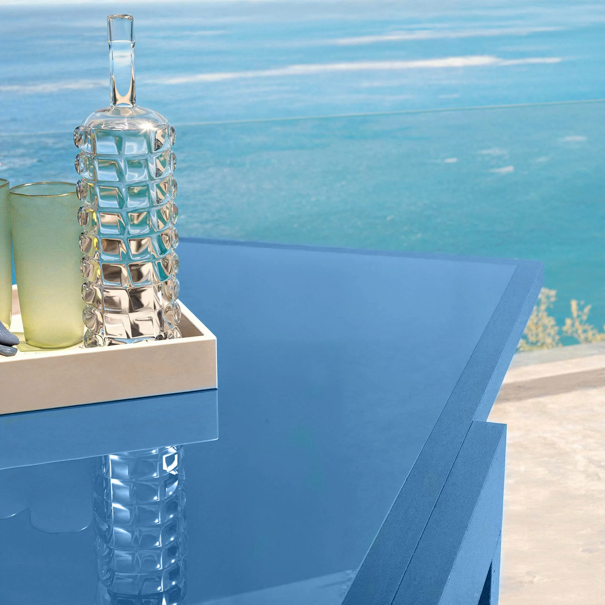 Table de jardin extensible 12 places en verre Murano (320 x 100 cm) - Image 22