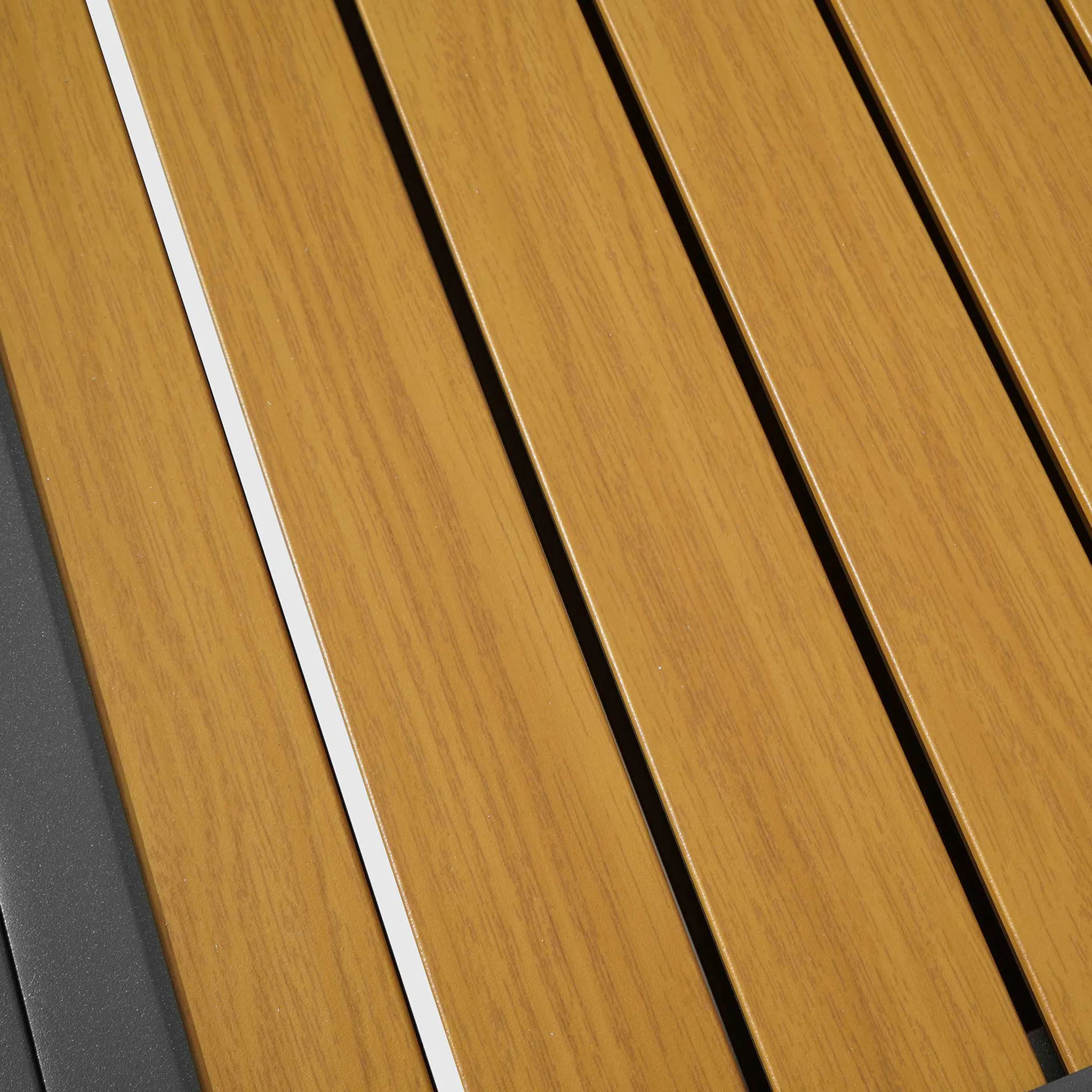 Table de jardin extensible 8 places Aluminium effet bois Murano (90/180x90) - Image 6