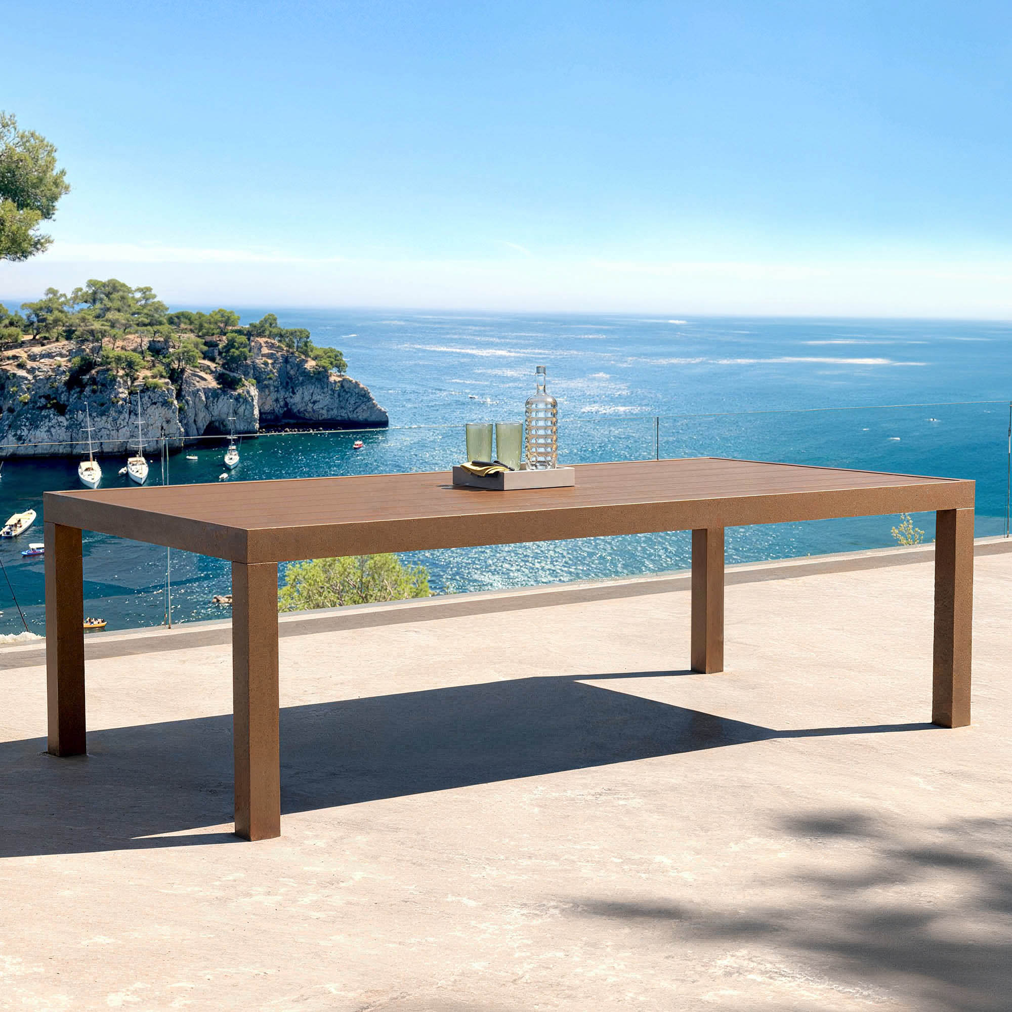 Table de jardin fixe rectangulaire Murano 10 places ( 240x120cm) - Image 17