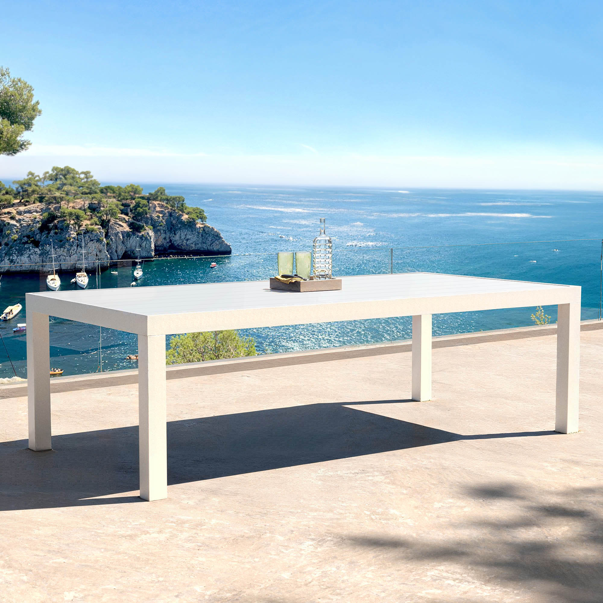 Table de jardin fixe rectangulaire Murano 10 places ( 240x120cm) - Image 5