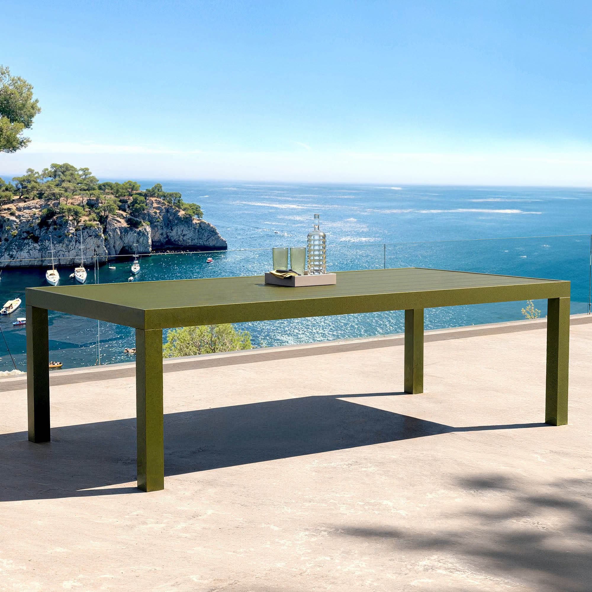 Table de jardin fixe rectangulaire Murano 10 places ( 240x120cm) - Image 9